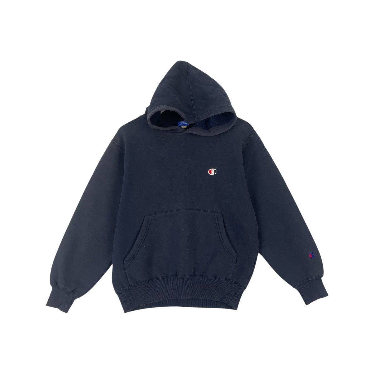 Designer × Vintage vintage Hoodie/sweater champion hoodies jumper pull navy Size US M / EU 48-50 / 2 - 1 Thumbnail