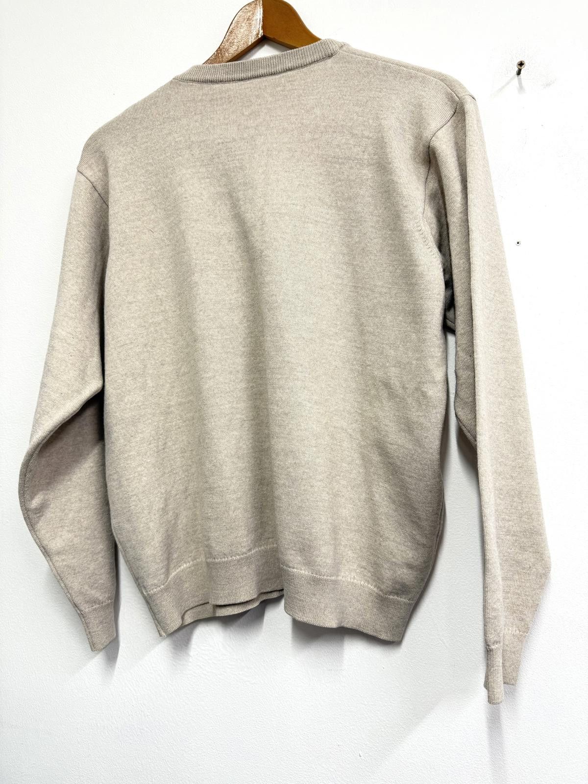 Lacoste Lacoste Beige Crew Neck Sweater Size 6 Size US M / EU 48-50 / 2 - 4 Thumbnail