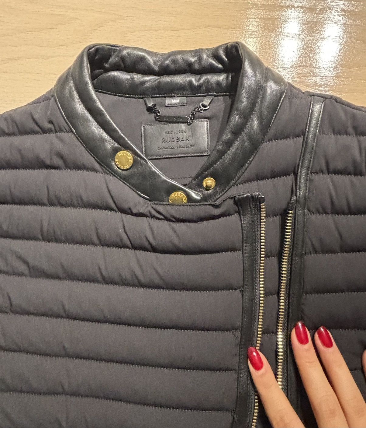 Rudsak Jacket with leather collar