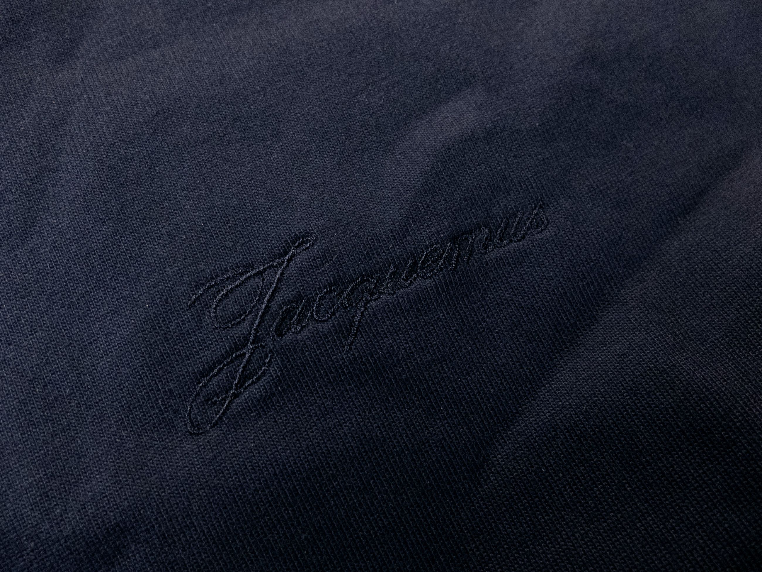 Jacquemus JACQUEMUS Haltères navy blue relaxed barbell t-shirt Large Size US L / EU 52-54 / 3 - 8 Thumbnail