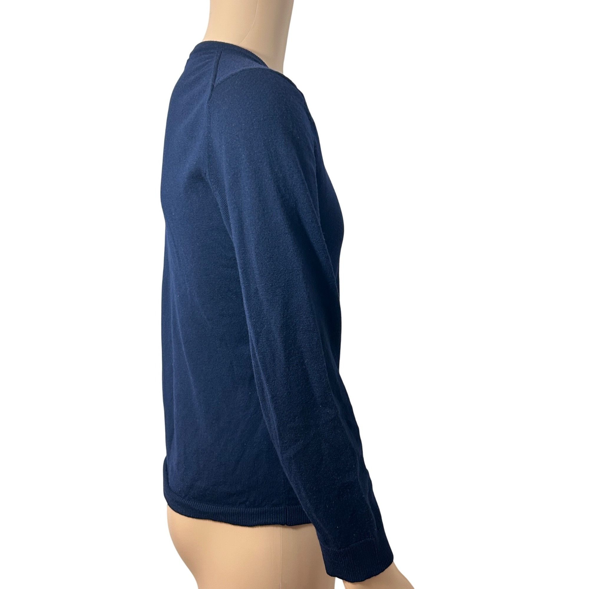 Gap Gap Men’s Sweater M Navy Blue Vintage Long Sleeve V-Neck Cla Size US M / EU 48-50 / 2 - 5 Thumbnail