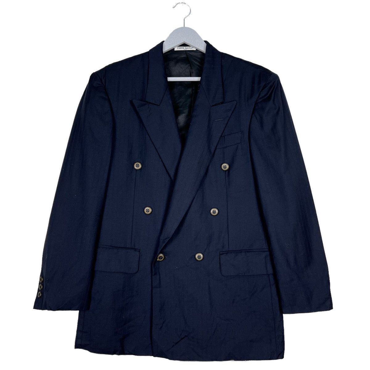 Pierre Balmain 🔥 PIERRE BALMAIN DOUBLE BREAST BLAZER COAT Size US M / EU 48-50 / 2 - 1 Thumbnail