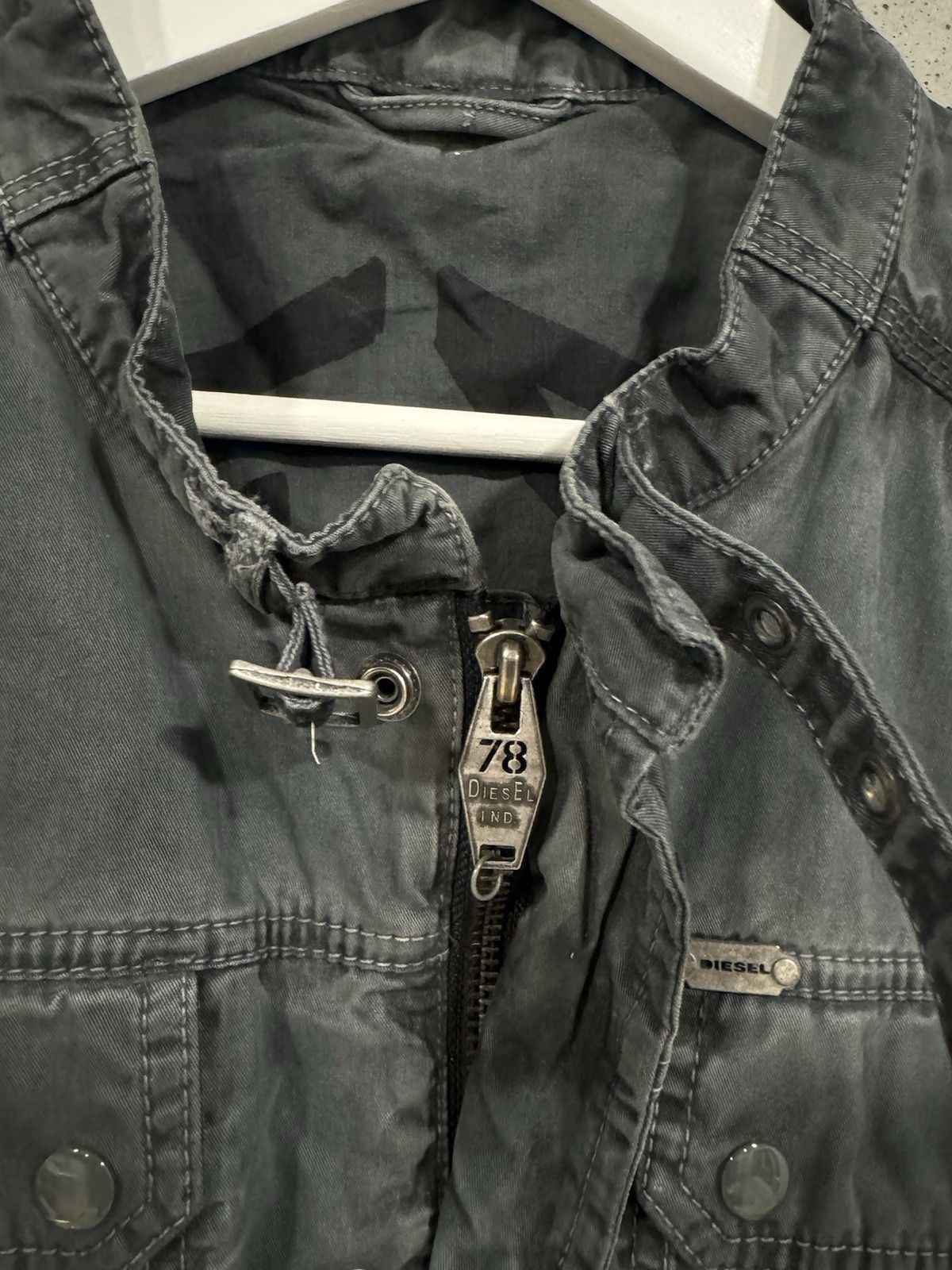 Diesel Diesel Industry 78 Garment Dyed Jacket Grey Men’s L Size US L / EU 52-54 / 3 - 4 Thumbnail