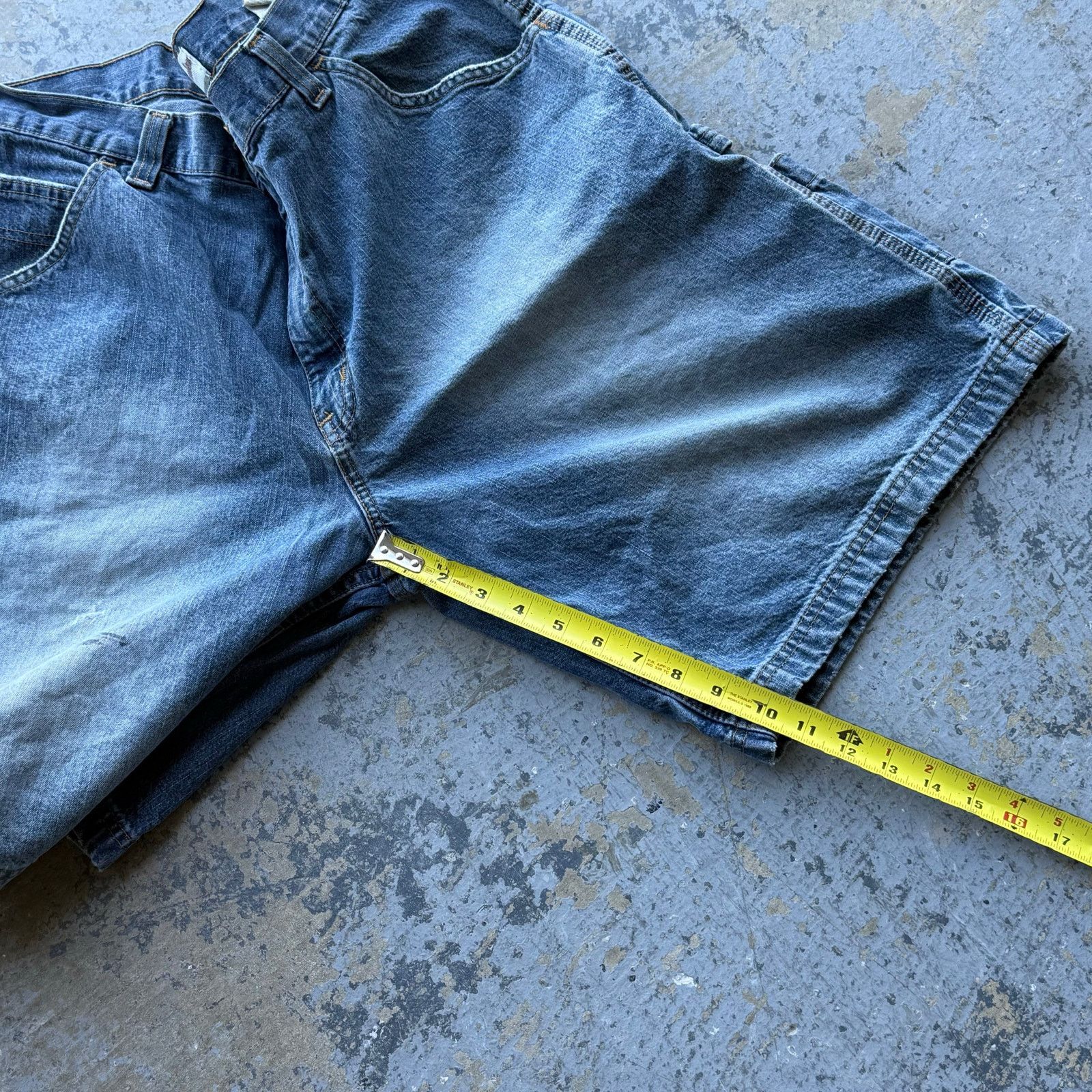 Faded Glory Vintage Y2K Loose Fit Denim Carpenter Jorts Sz 38 Size US 38 / EU 54 - 7 Thumbnail