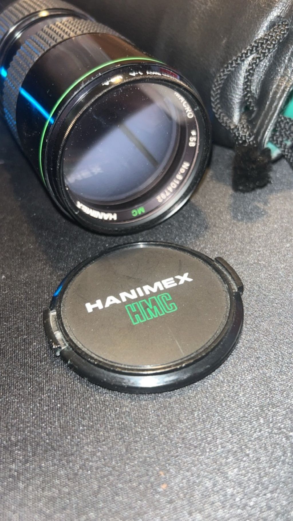 Other Unisex Hanimex Auto Zoom Camera Lens One Size Black Green Size ONE SIZE - 2 Thumbnail