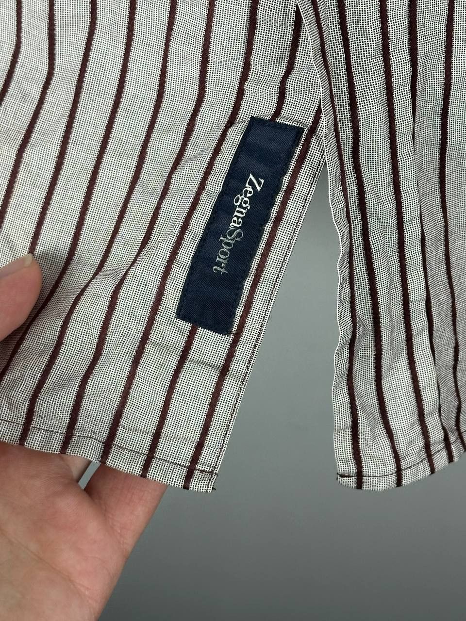 Ermenegildo Zegna Ermenegildo Zegna Sport Vintage Striped Shirt Size US XL / EU 56 / 4 - 8 Thumbnail