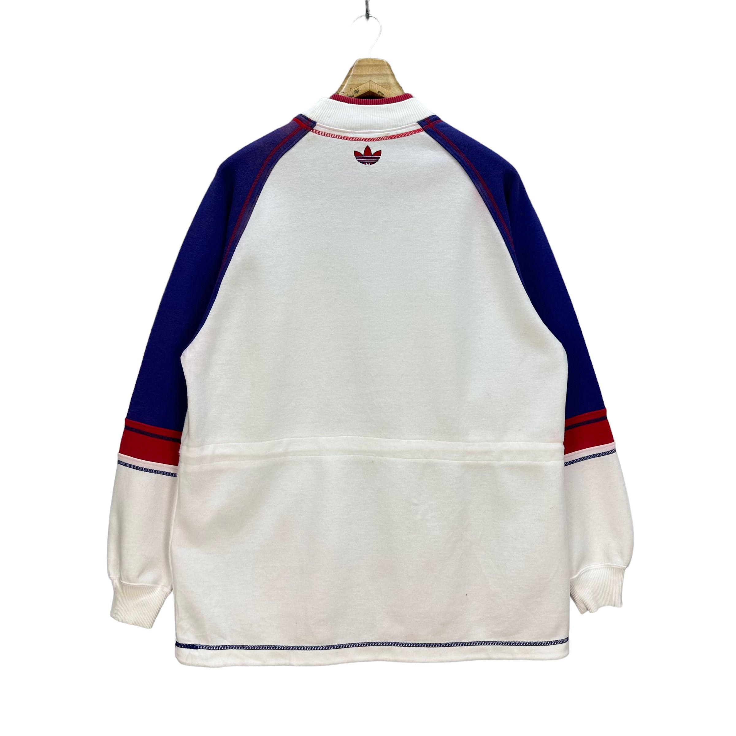 Adidas VINTAGE ADIDAS TREFOIL BIG LOGO JUMPER #8204-212 Size US M / EU 48-50 / 2 - 13 Thumbnail