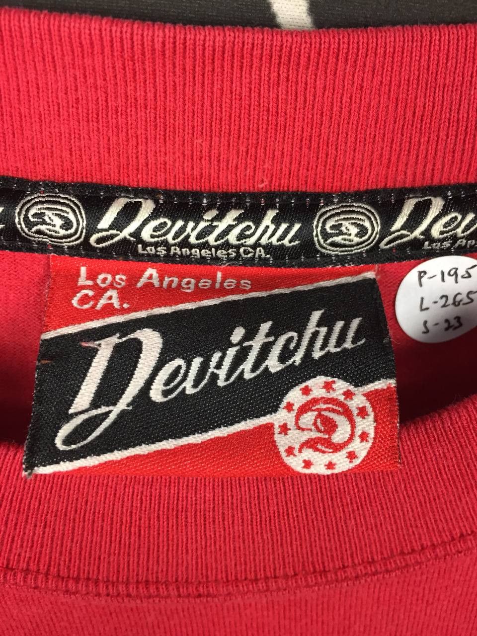 Vintage Vtg Devitchu Los Angeles Street Custom Rock N Roll Tee Size US M / EU 48-50 / 2 - 14 Thumbnail
