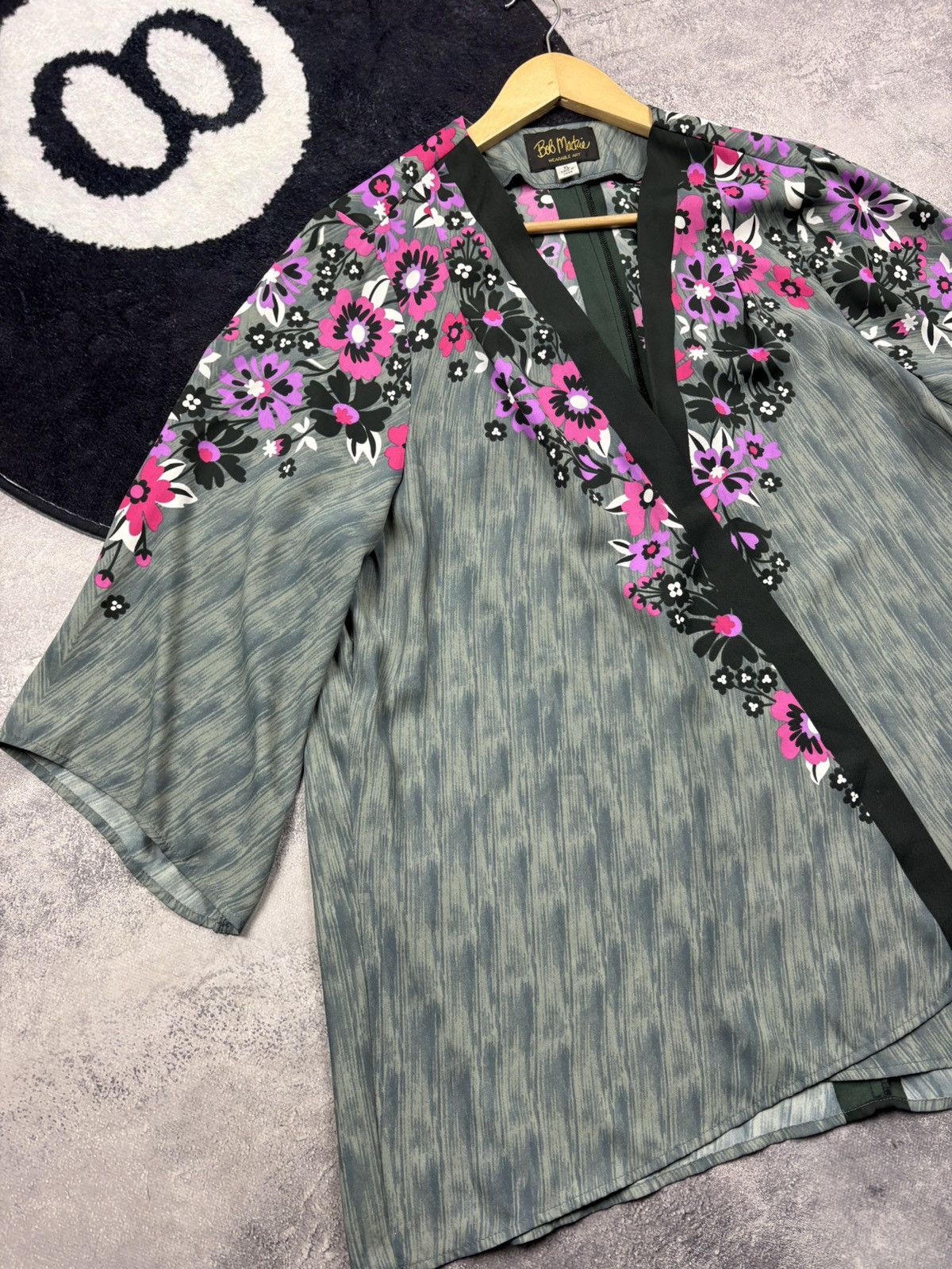 Bob Mackie BOB MACKIE Vintage Kimono Cardigan Polyester Crazy Y2k Rare Size XL / US 12-14 / IT 48-50 - 3 Thumbnail