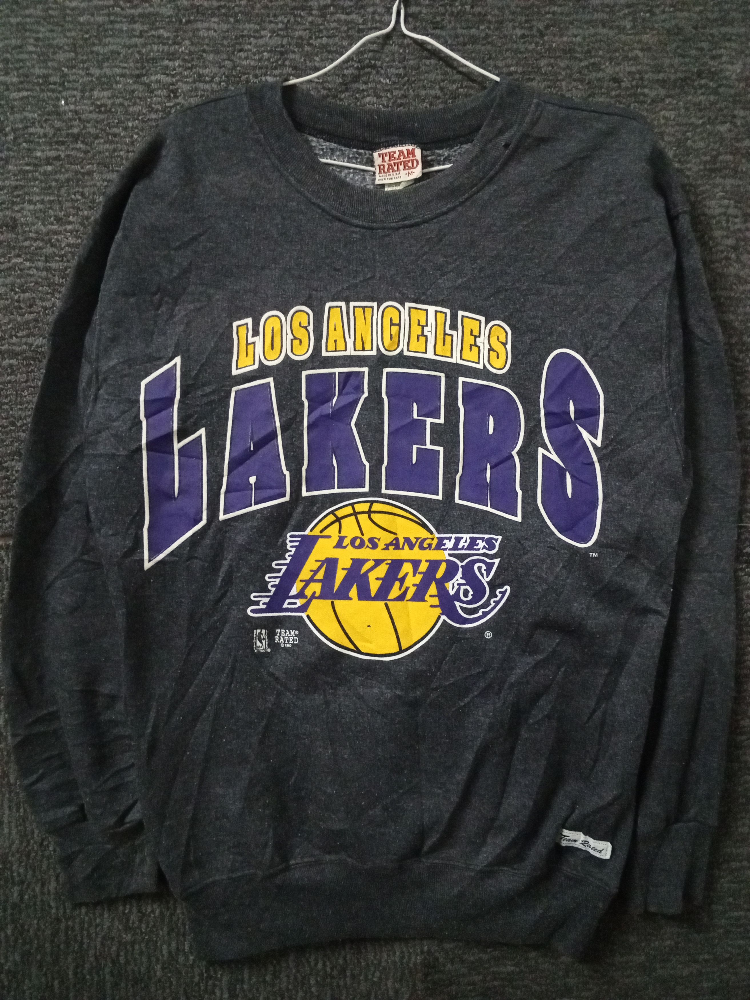 NBA VTG 1992 LAKERS TEAM RATED RARE Size US L / EU 52-54 / 3 - 1 Thumbnail