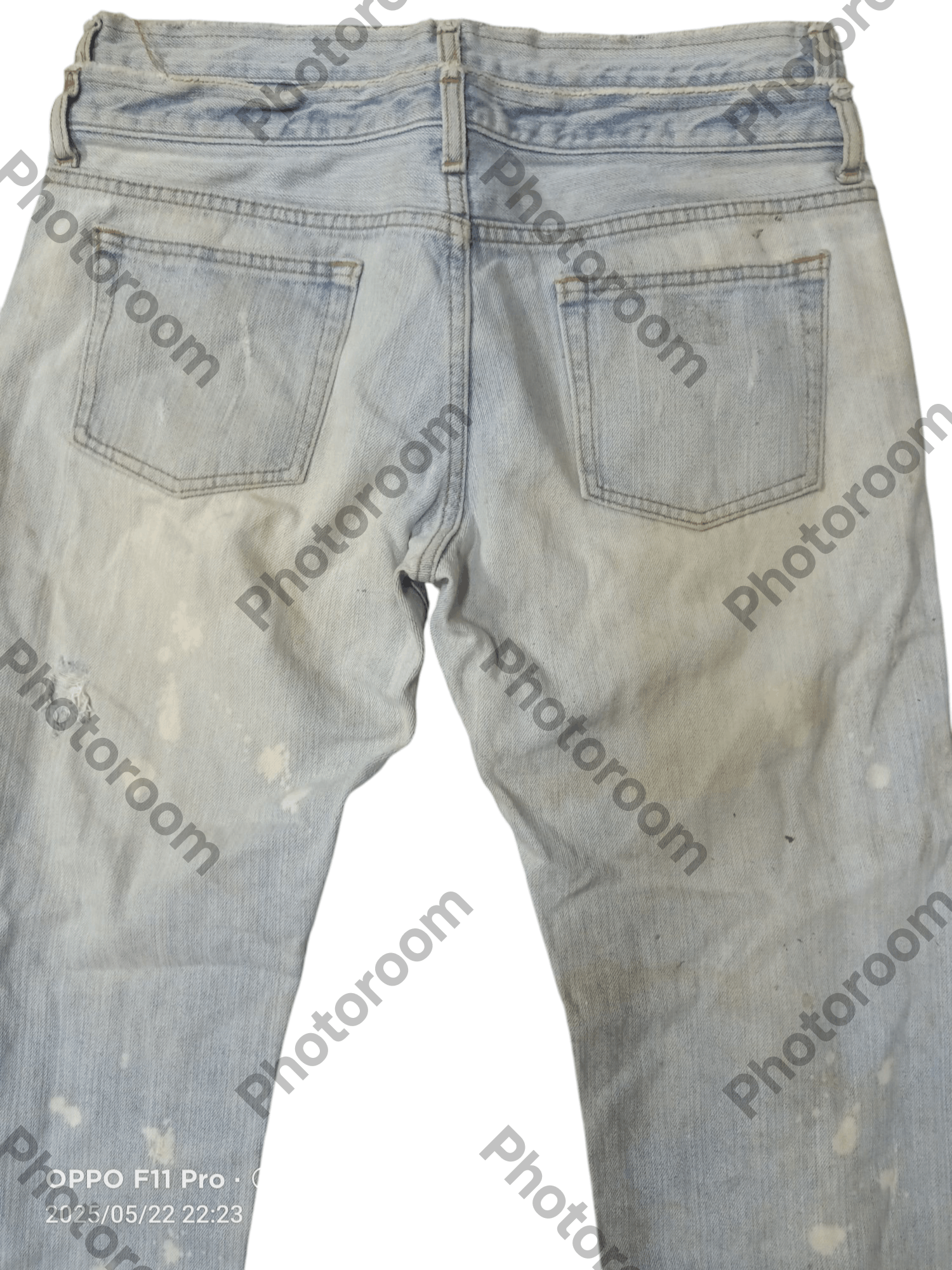 If Six Was Nine × Le Grande Bleu (L.G.B.) Unbrand Double Waist Denim Distressdenim Size US 32 / EU 48 - 1 Thumbnail