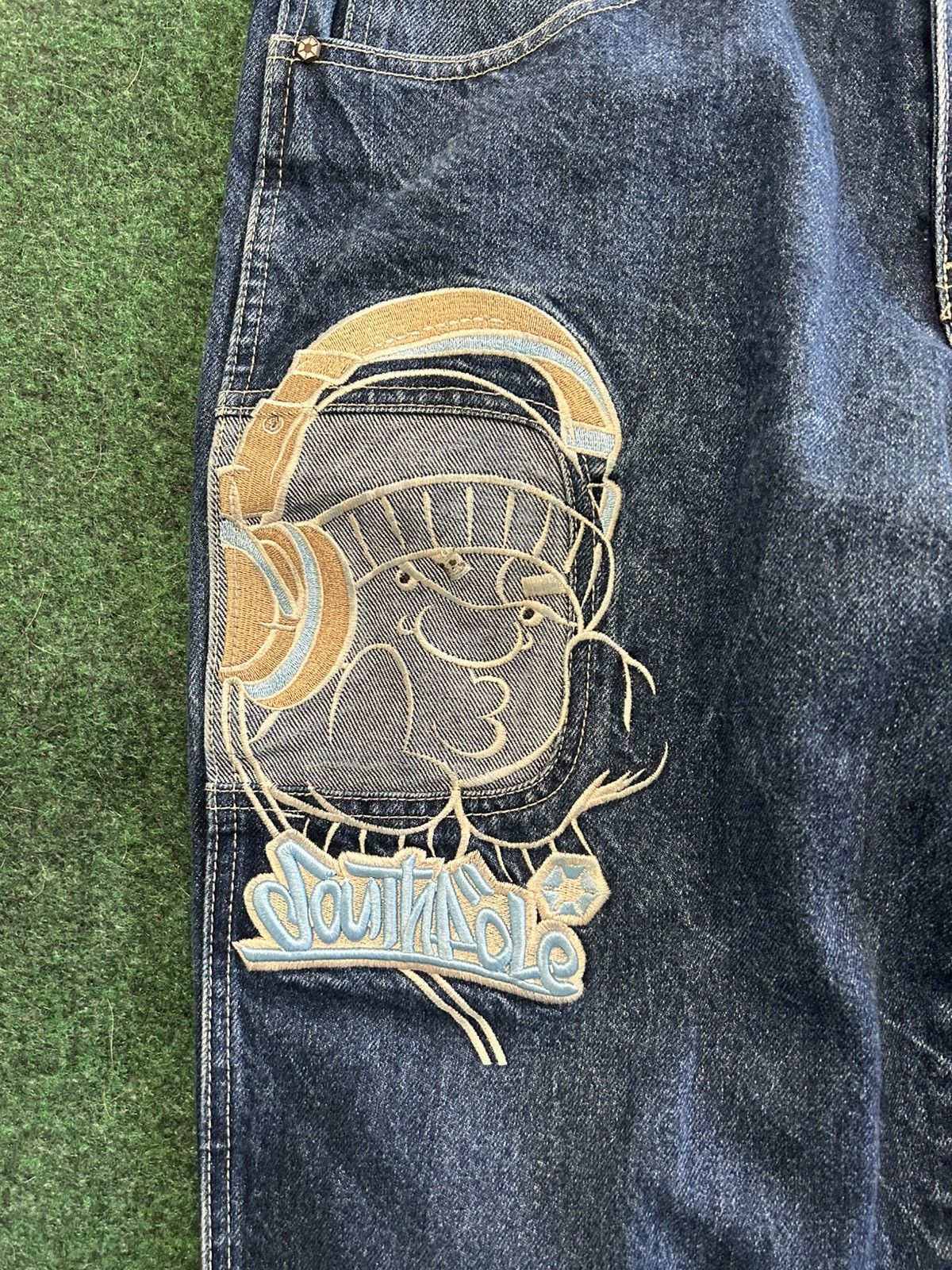 Southpole Crazy Y2K Grail Southpole Embroidered Denim Size US 32 / EU 48 - 2 Thumbnail