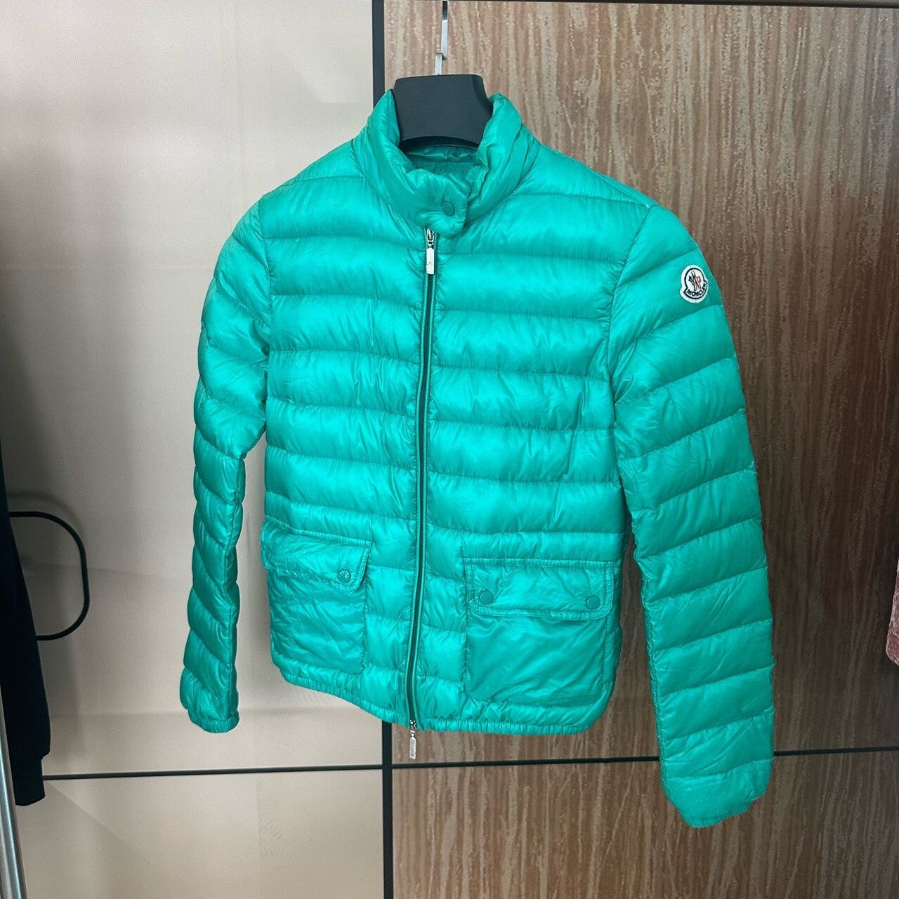 Moncler Moncler Down Green Down Jacket XS Women Size XS / US 0-2 / IT 36-38 - 1 Thumbnail
