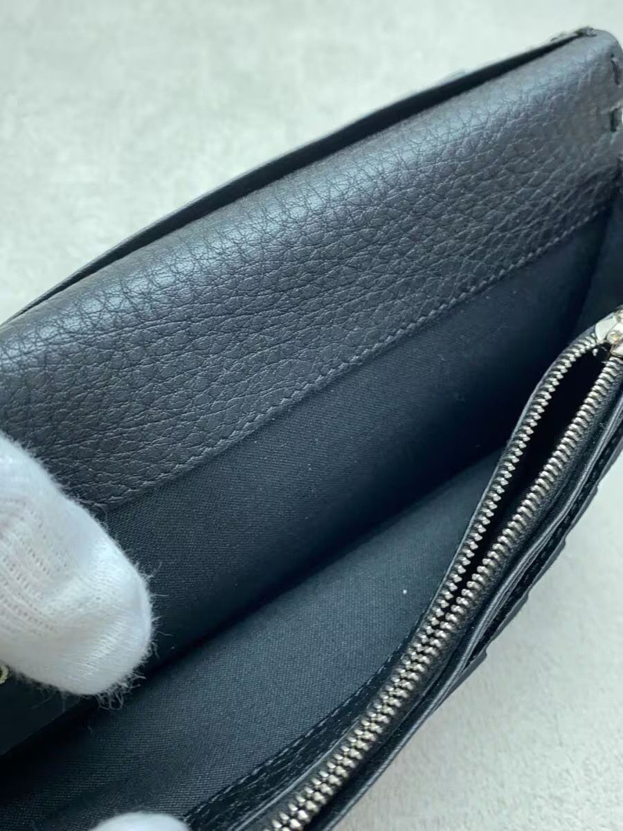 Fendi Fendi Leather Bi-Fold Wallet Black Size ONE SIZE - 6 Thumbnail