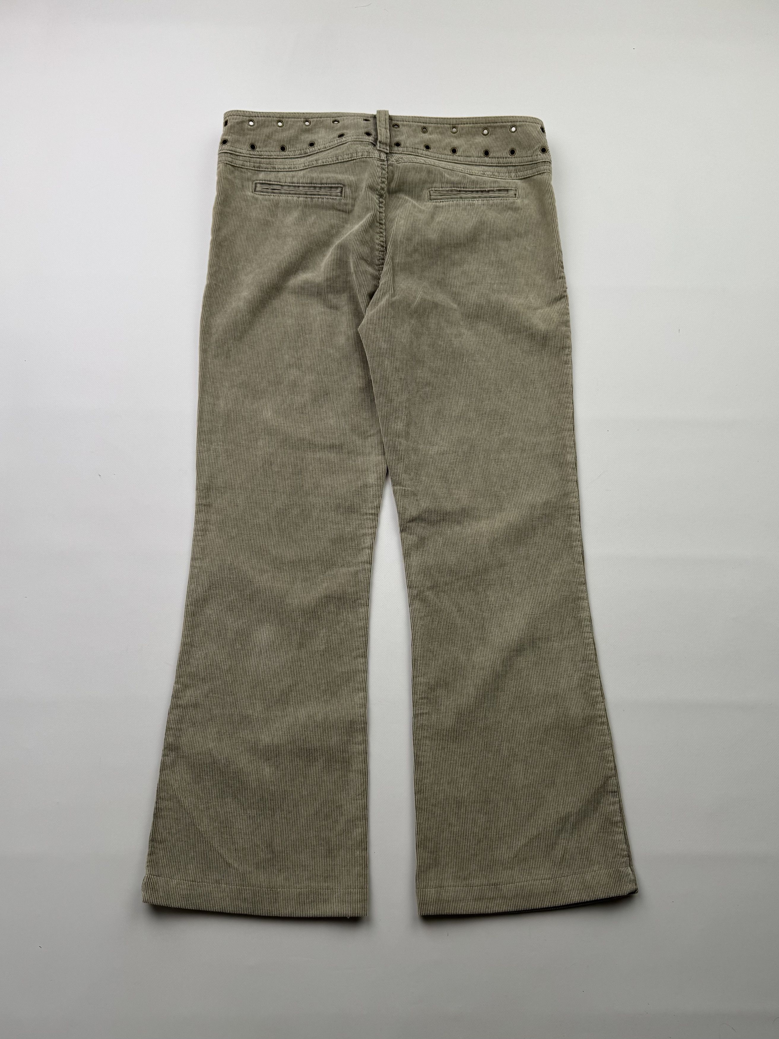 Hysteric Glamour Vintage Flare Corduroy Pants With Belt B736(V279)E2 Size 30" / US 8 / IT 44 - 6 Thumbnail