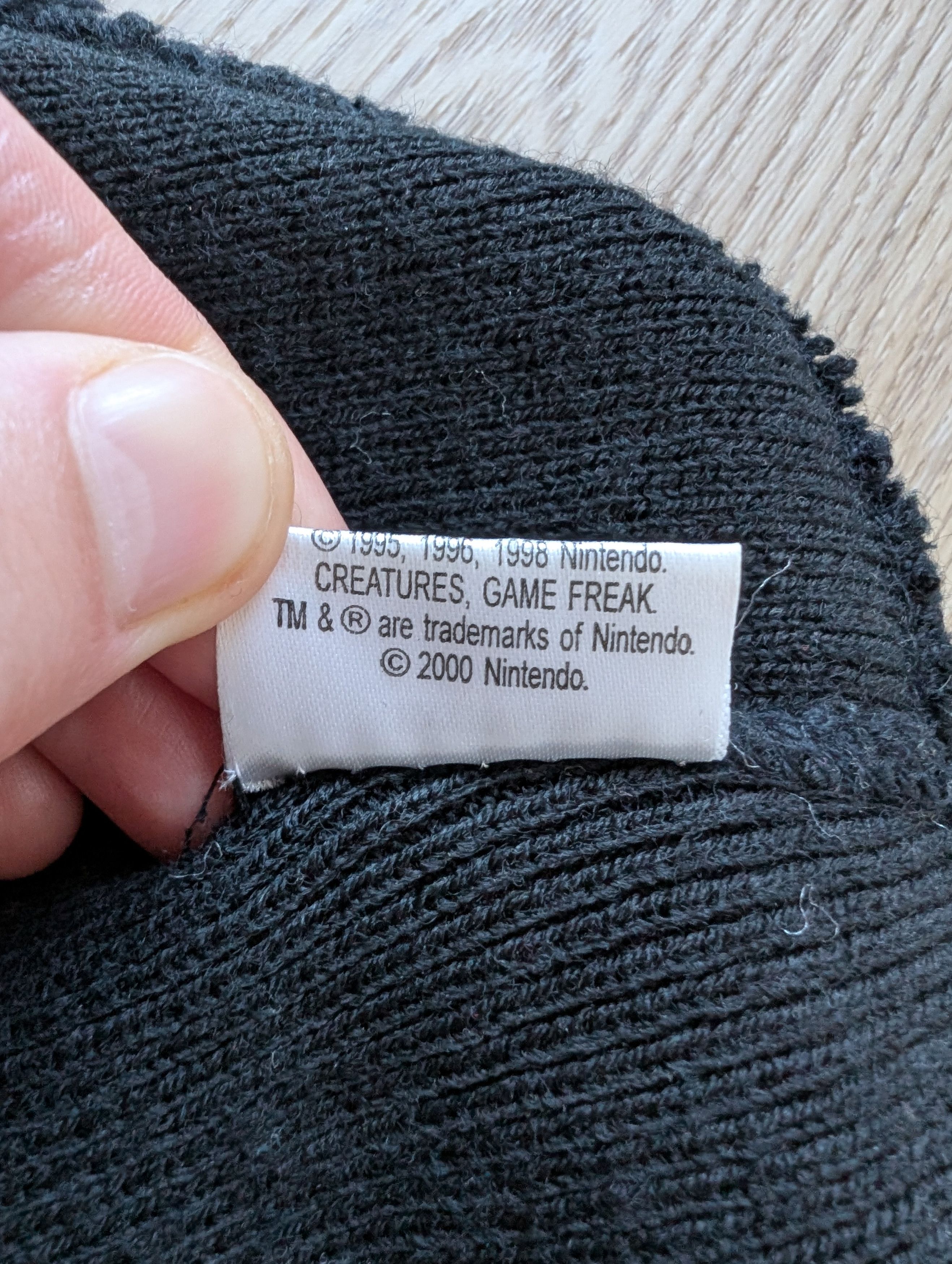 Pokemon Vintage 2000 Pokémon Nintendo Beanie 90s Size ONE SIZE - 8 Thumbnail