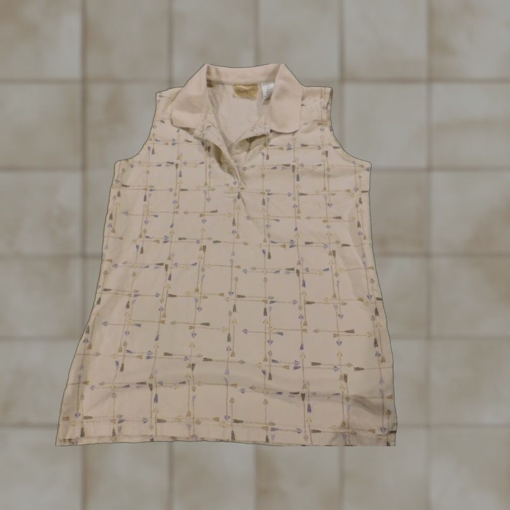 Wrangler Wrangler Blouse Womens S Beige Plaid Stretch Casual Western Button Long Sleeve Collared Pullover Cotton Polyester Rayon Vintage No Size S / US 4 / IT 40 - 1 Thumbnail