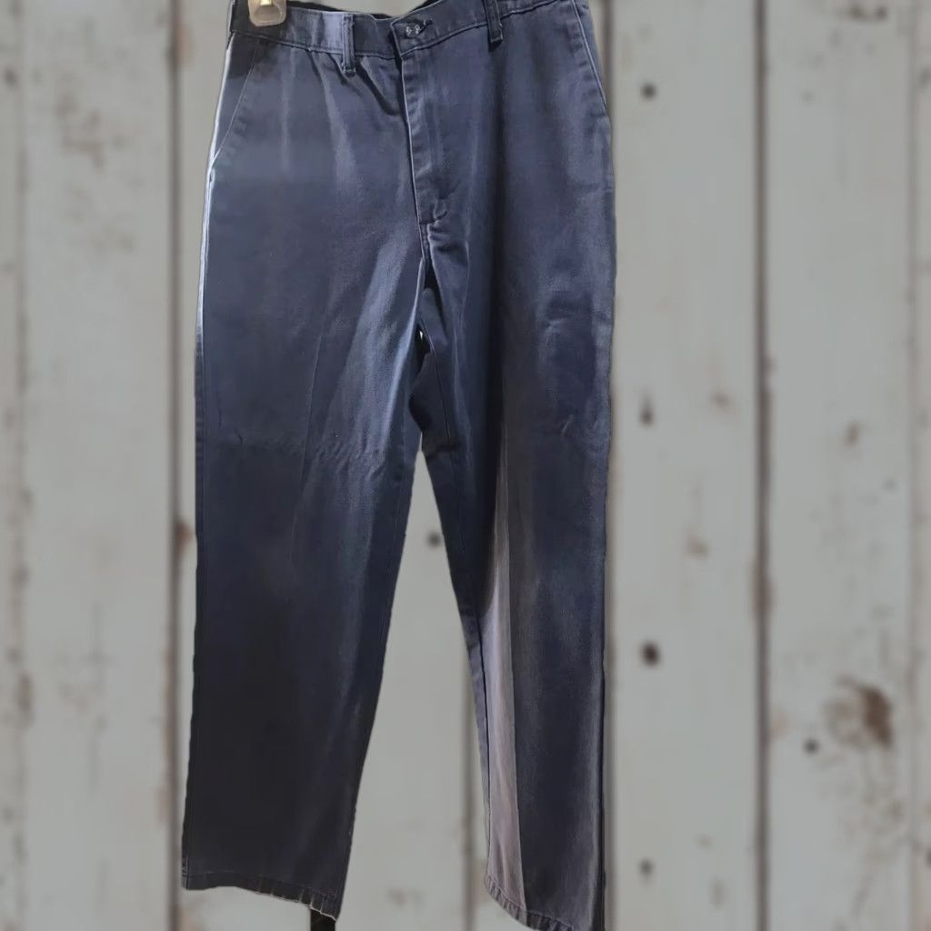 Lee VINTAGE Lee Men's Cotton Dress Pants Size 34x32 Blue Size US 34 / EU 50 - 1 Thumbnail