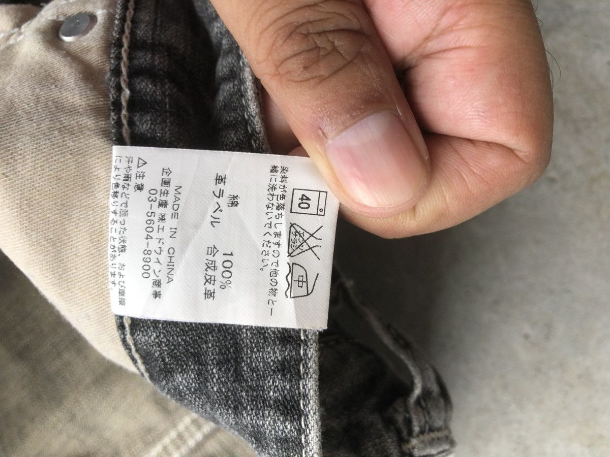 If Six Was Nine Japanese Wrangler Flared Jeans Distressed Size US 33 - 18 Thumbnail
