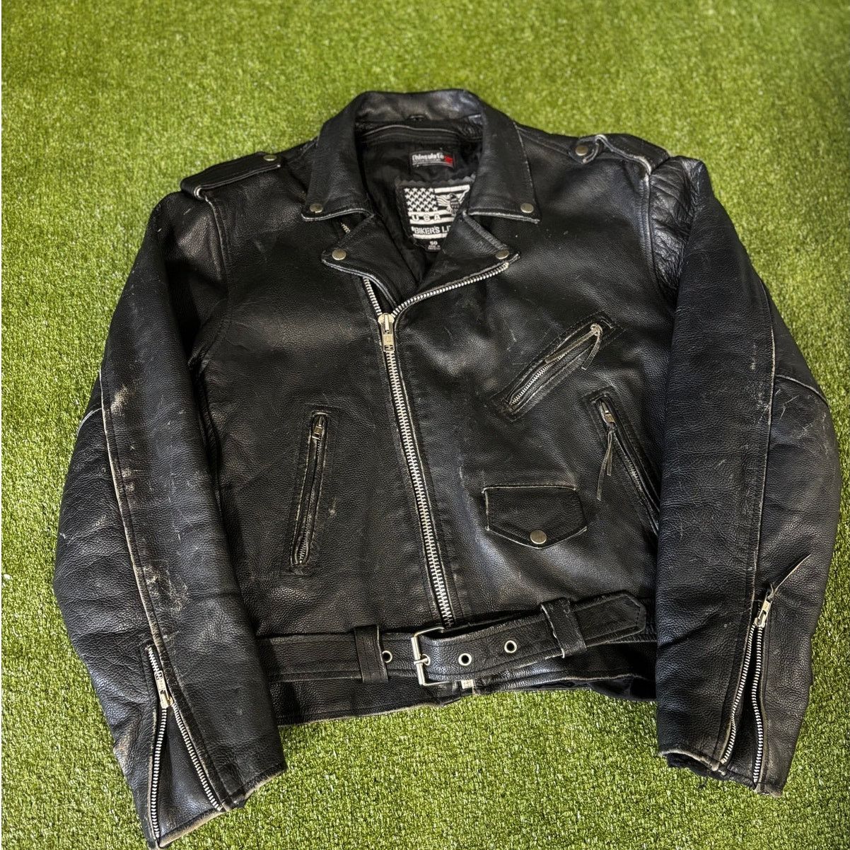 Harley Davidson Crazy vintage 70s-80s Harley Davidson leather jacket Size US XL / EU 56 / 4 - 3 Thumbnail