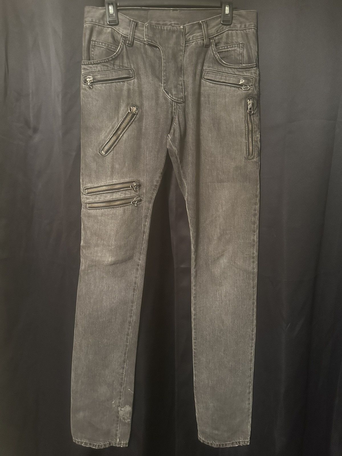 Balmain Decarnin Era Zipper Pocket Denim Size US 30 / EU 46 - 1 Thumbnail