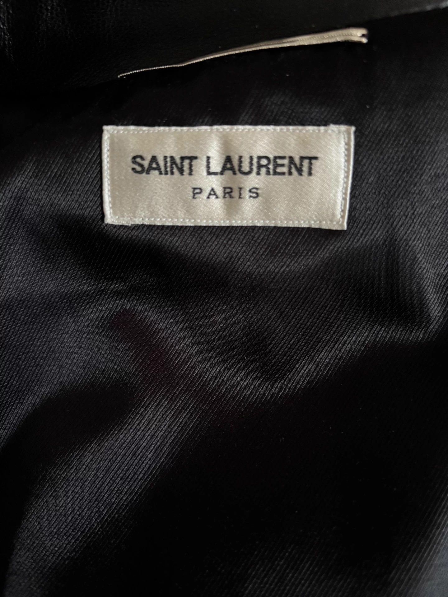 Saint Laurent Paris Saint Laurent slp2013FW stand collar double zip leather Size US M / EU 48-50 / 2 - 7 Thumbnail