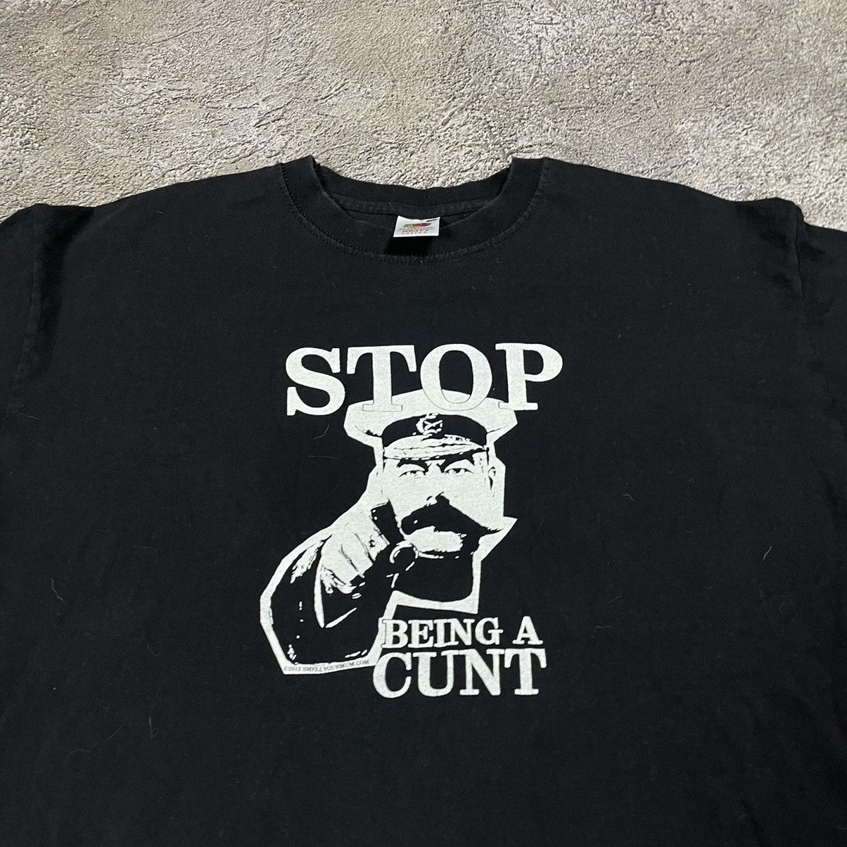 Vintage Vintage ADULT Tee SMELL MOM STOP BEING CUNT L Size US L / EU 52-54 / 3 - 4 Thumbnail