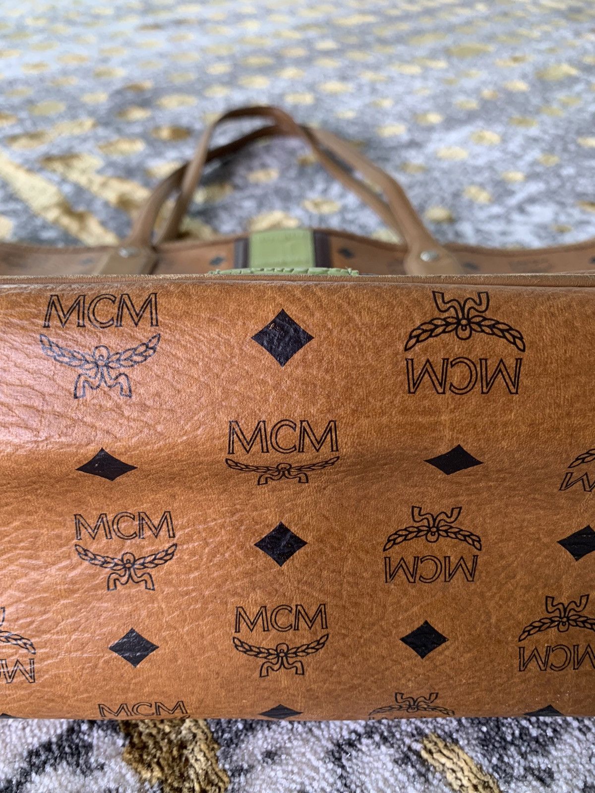 Designer × MCM MCM Cognac Visetos Hobo tote bag Size ONE SIZE - 11 Thumbnail