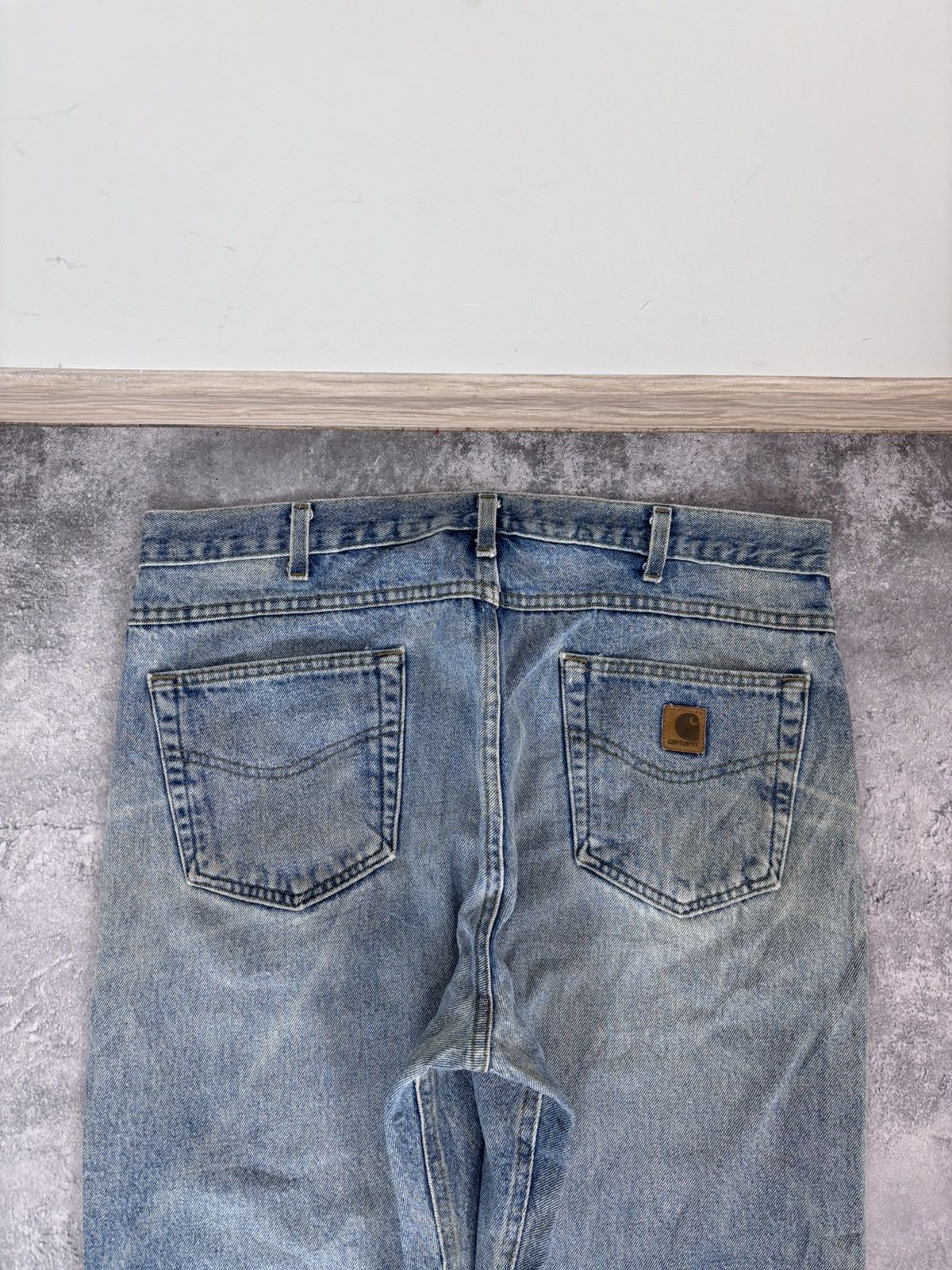 Carhartt Vintage Carhartt Men’s Denim Jeans Faded Light Blue Workwear Size US 38 / EU 54 - 5 Thumbnail