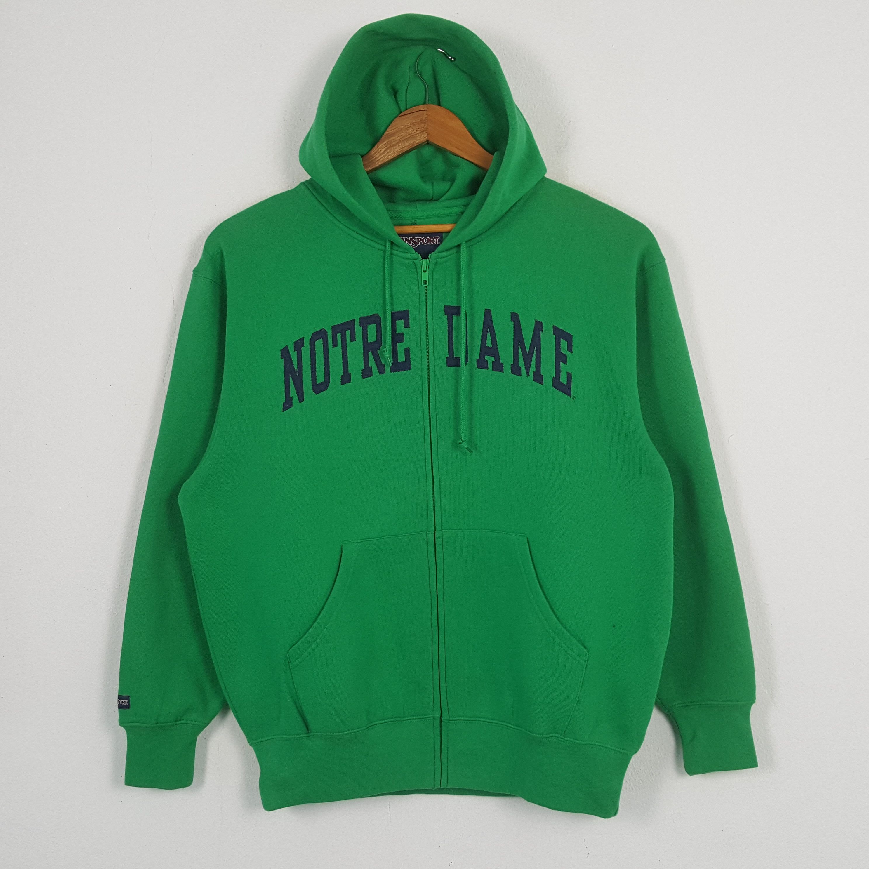 Jansport × Vintage Vintage NOTRE DAME American Sport Hoodies C287N28 Size US L / EU 52-54 / 3 - 1 Thumbnail