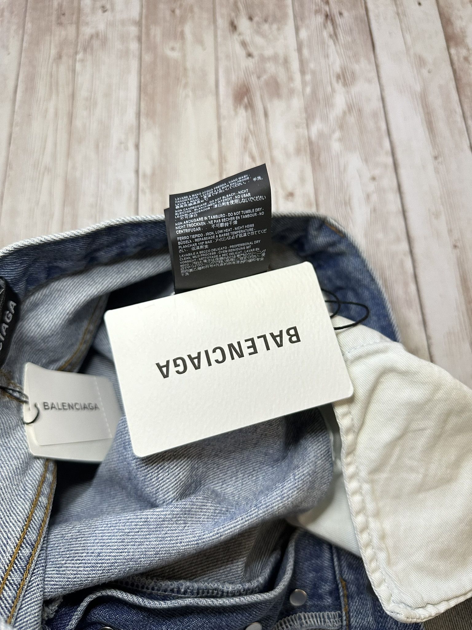 Balenciaga SS18 80'S Dirt Denim Size US 30 / EU 46 - 8 Thumbnail