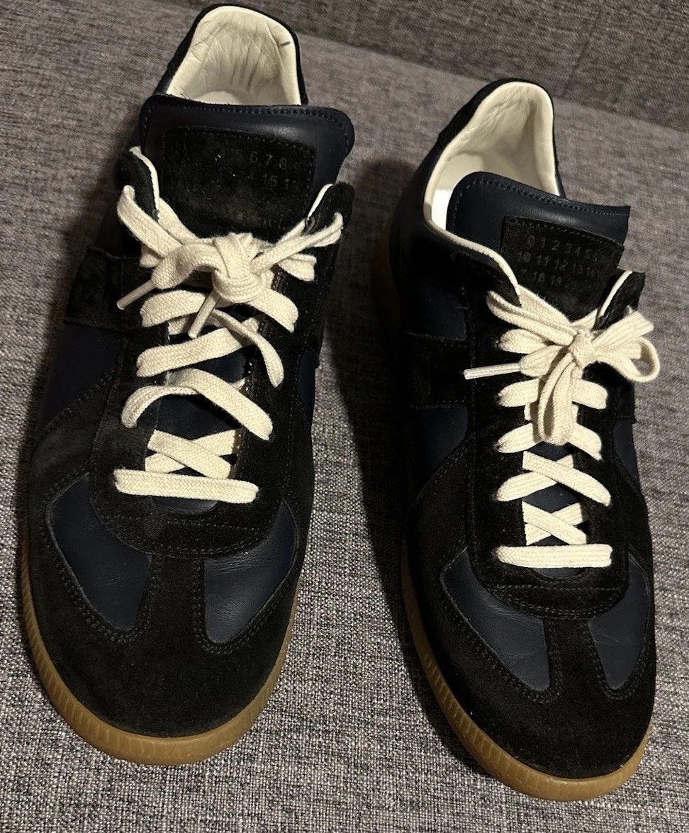 Maison Margiela Maison Margiela Replica GAT Navy Blue 10 43 Low Tops Gum Size US 10 / EU 43 - 4 Thumbnail
