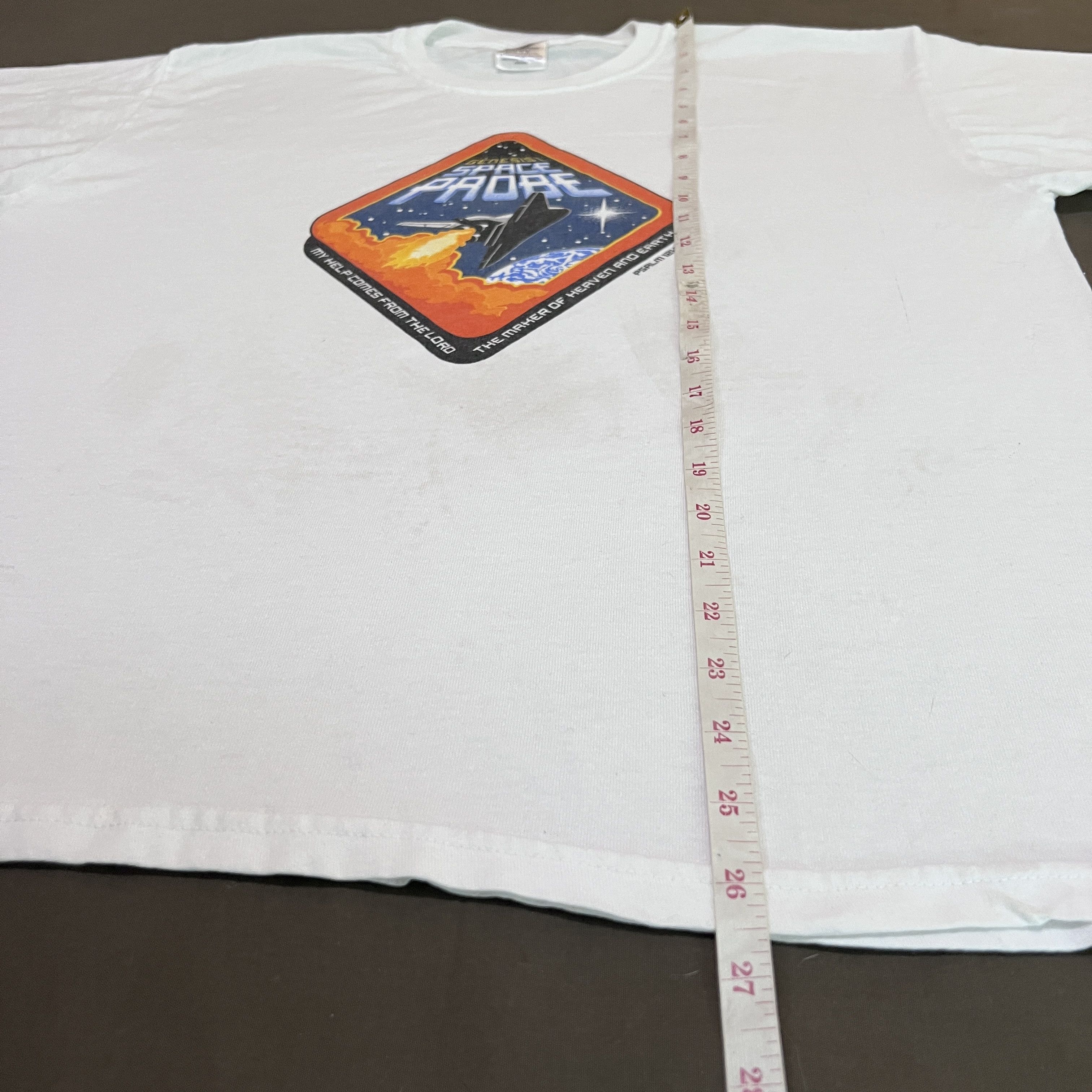 Vintage Vintage Y2K Genesis I SPACE PRPBE Jesus God Holy Bible Tee Size US L / EU 52-54 / 3 - 9 Thumbnail