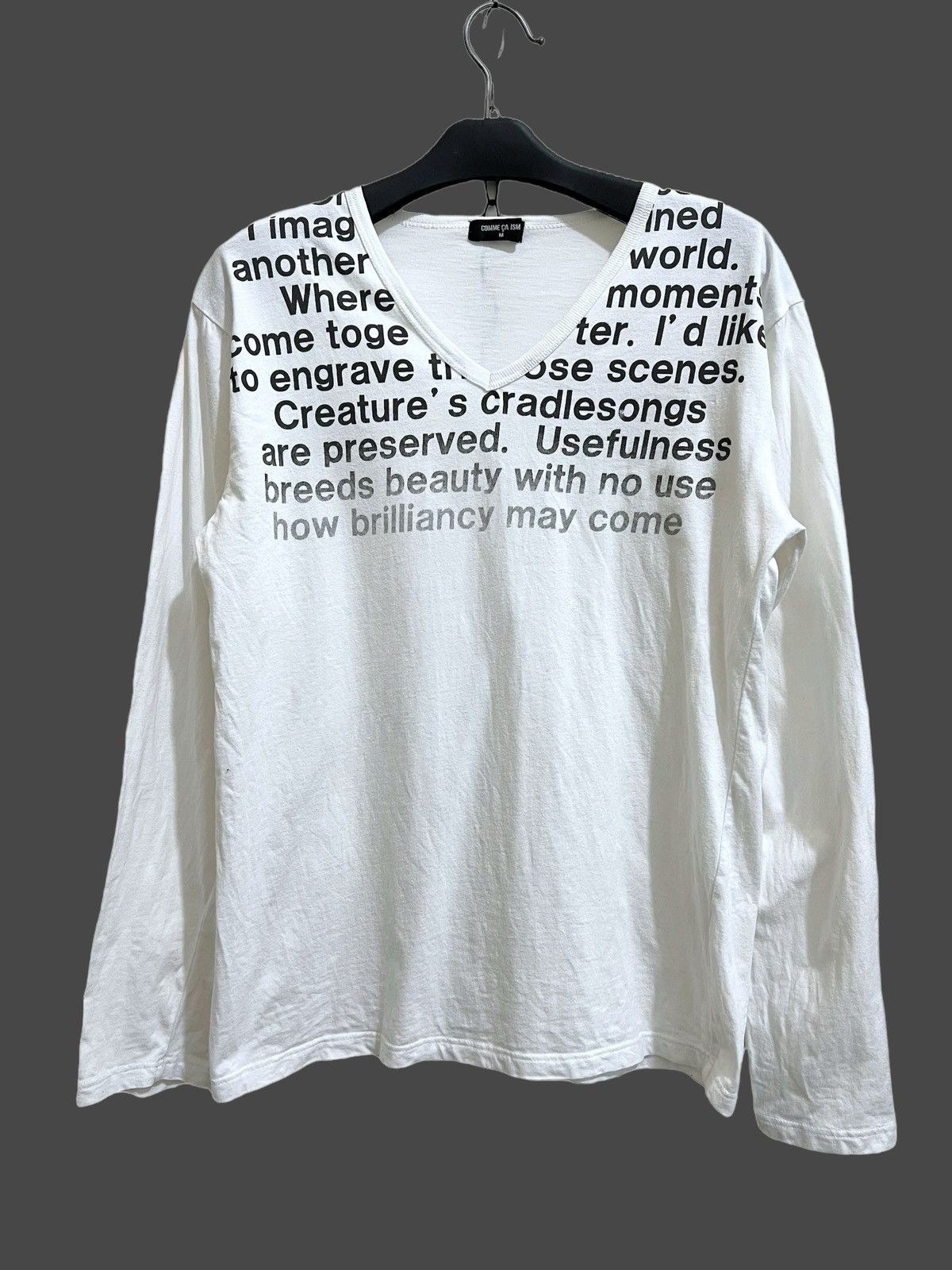 If Six Was Nine × Japanese Brand × Le Grande Bleu (L.G.B.) Comme ca ism poem long slevee tee Size US M / EU 48-50 / 2 - 1 Thumbnail