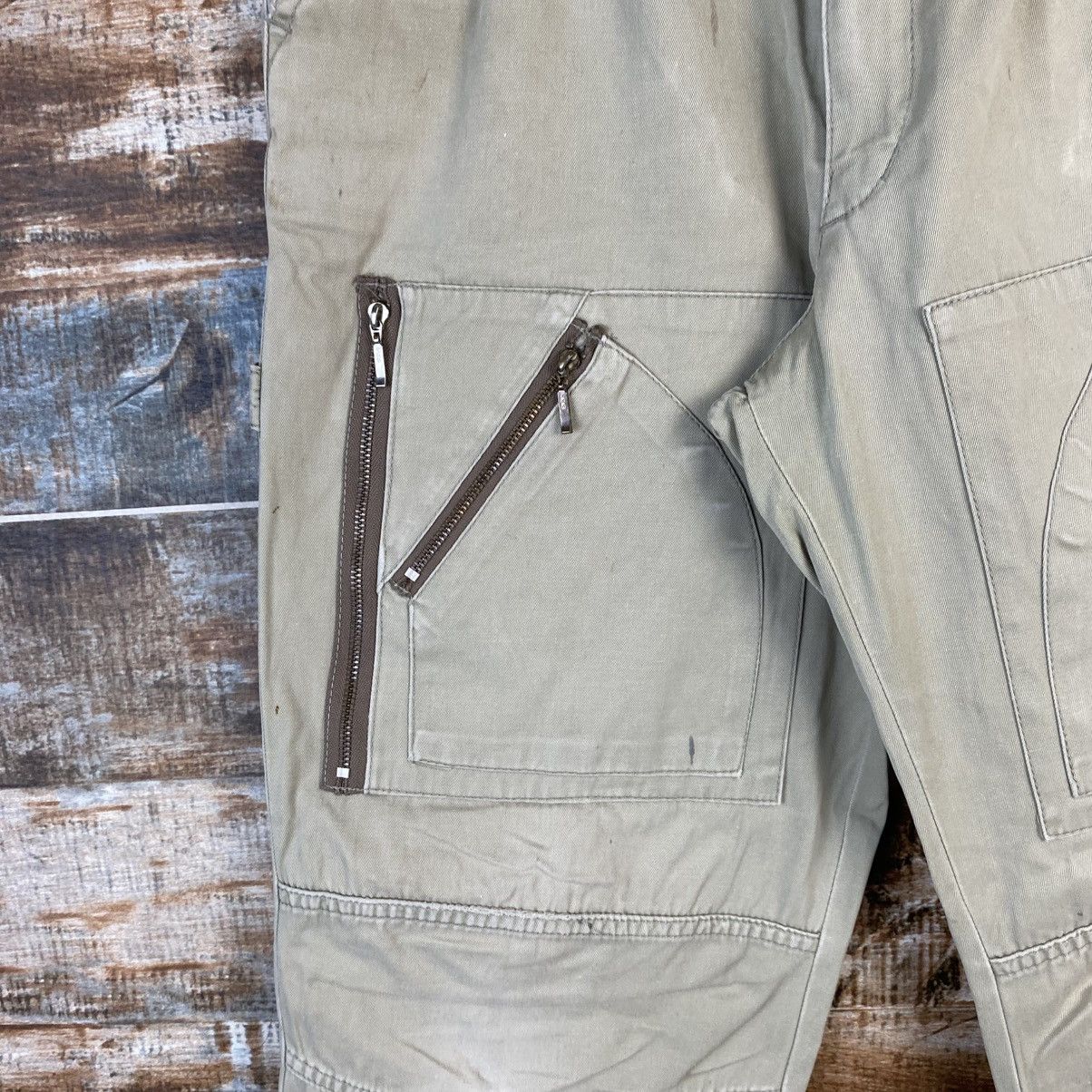 Japanese Brand DL Caral Beige Cargo Multipocket Pants #C1132 Size US 26 / EU 42 - 10 Thumbnail