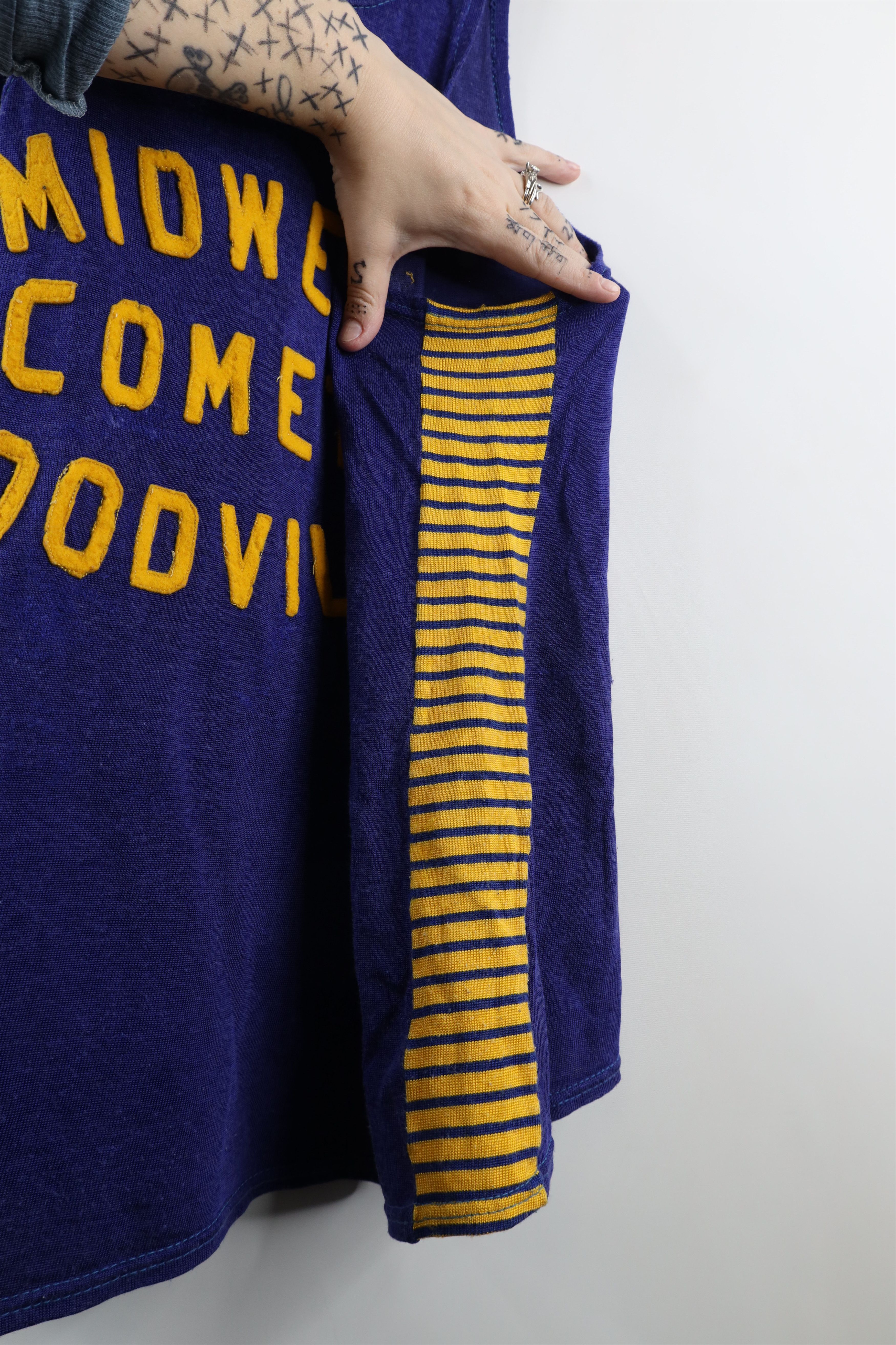 Vintage Vintage 40s 50s Striped Midwest Comets Basketball Jersey USA Size US M / EU 48-50 / 2 - 6 Thumbnail