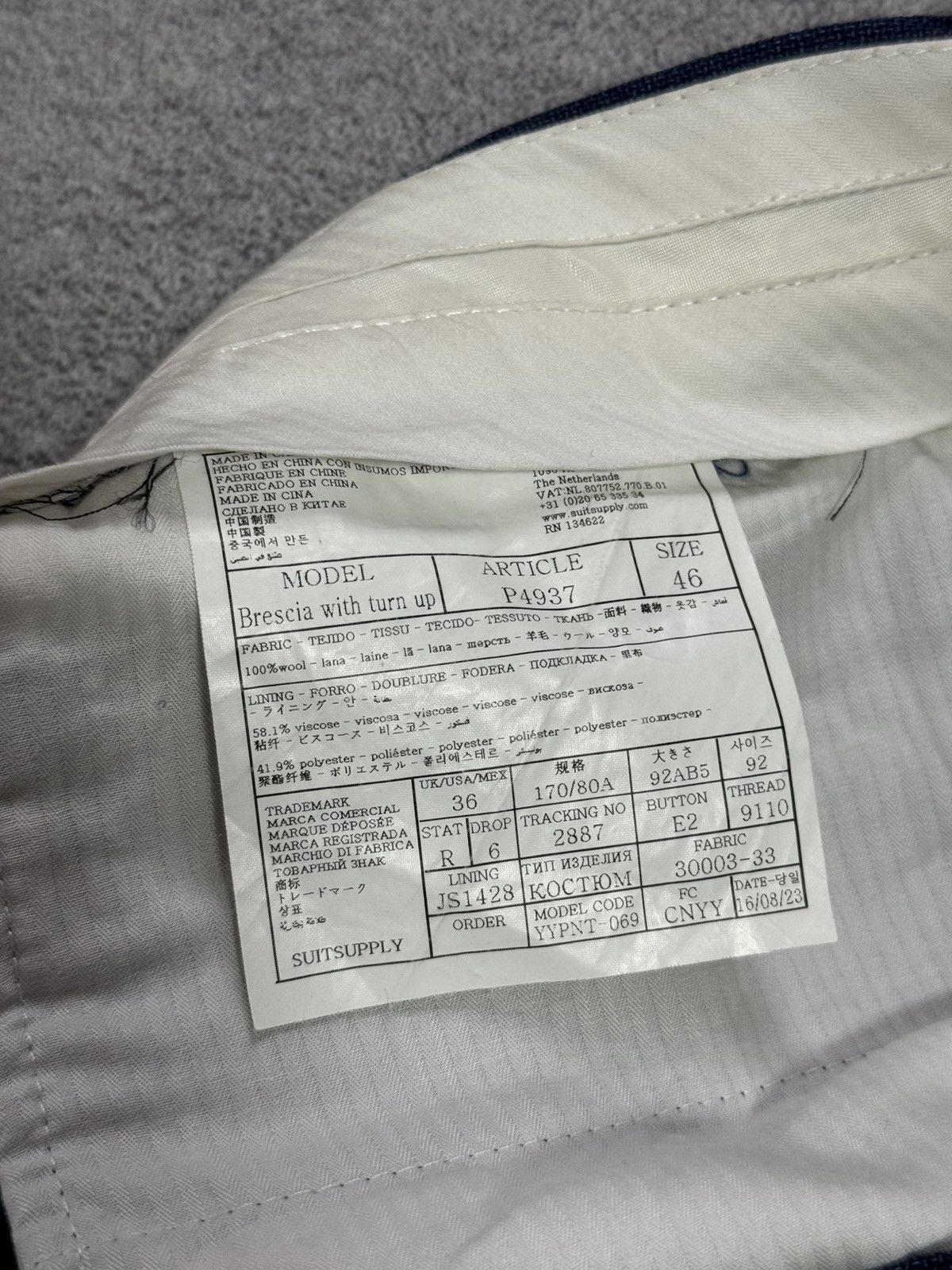 Suitsupply Suitsupply UK/USA36size suit blazer jacket & pants set 00s Size 36R - 22 Thumbnail