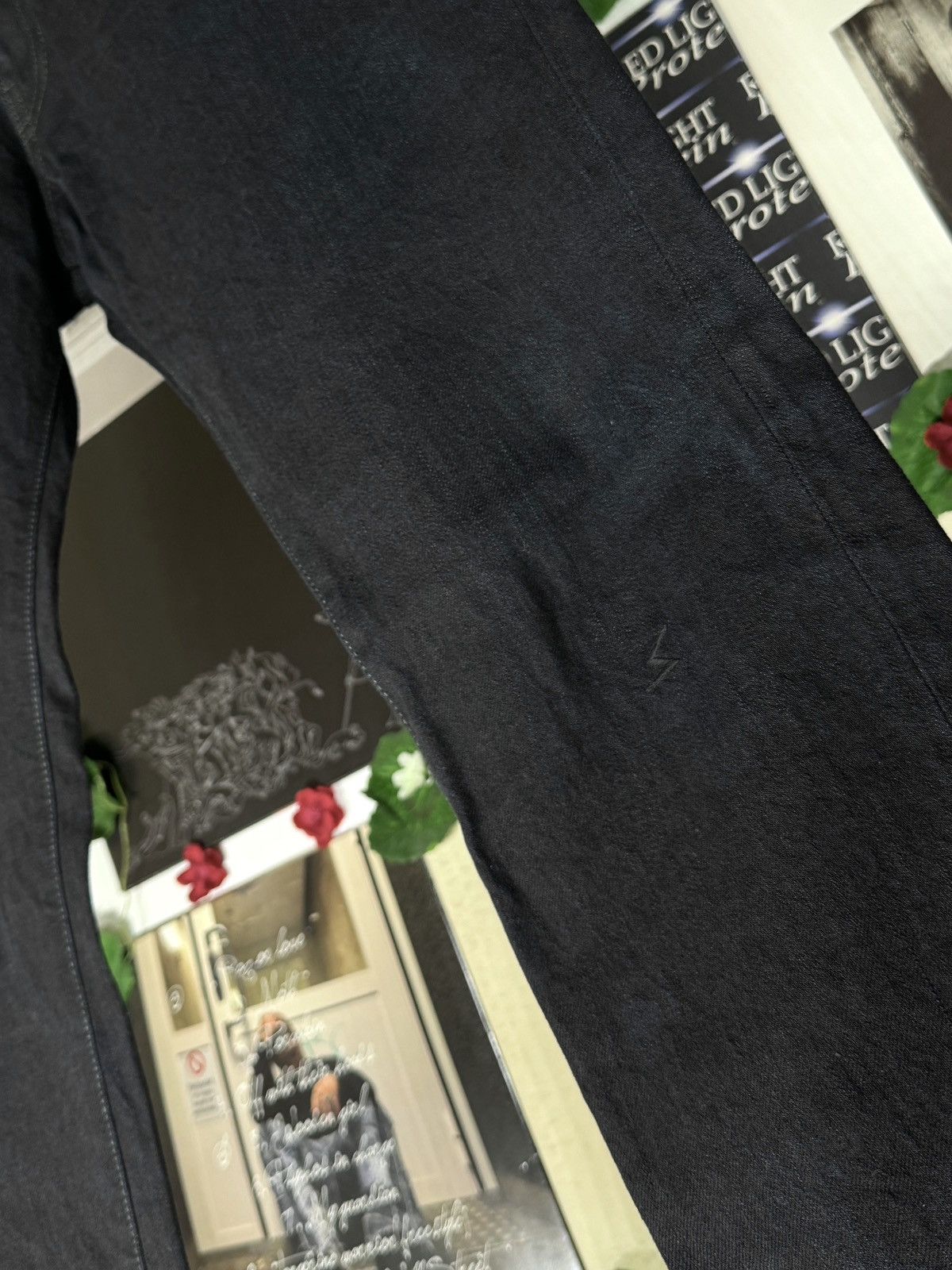 Undercover SS07 "Purple" Lightning Bolt Selvedge Denim/Jeans Size US 31 - 3 Thumbnail