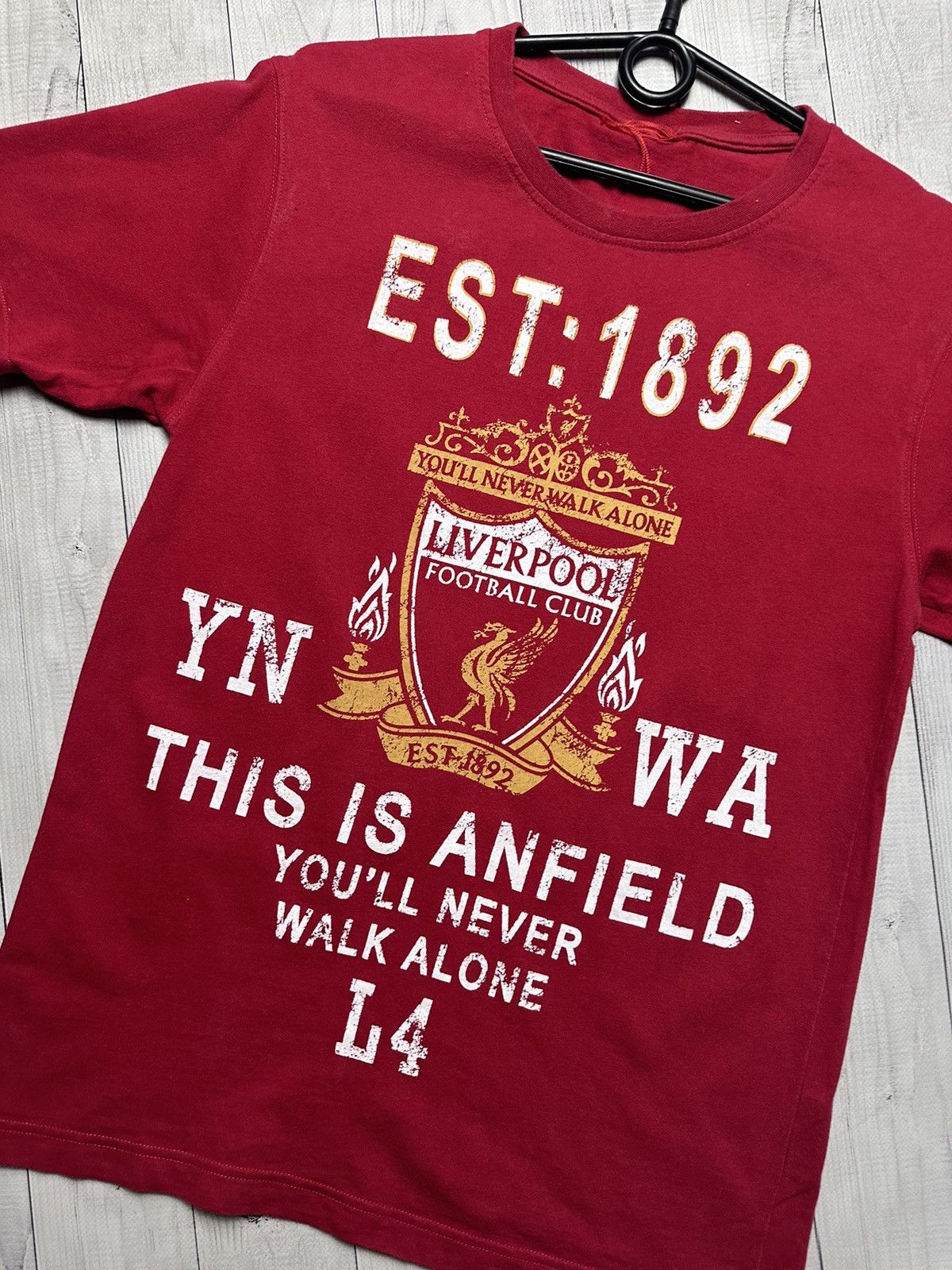 Vintage Vintage Liverpool big logo tee size M Size US M / EU 48-50 / 2 - 2 Thumbnail
