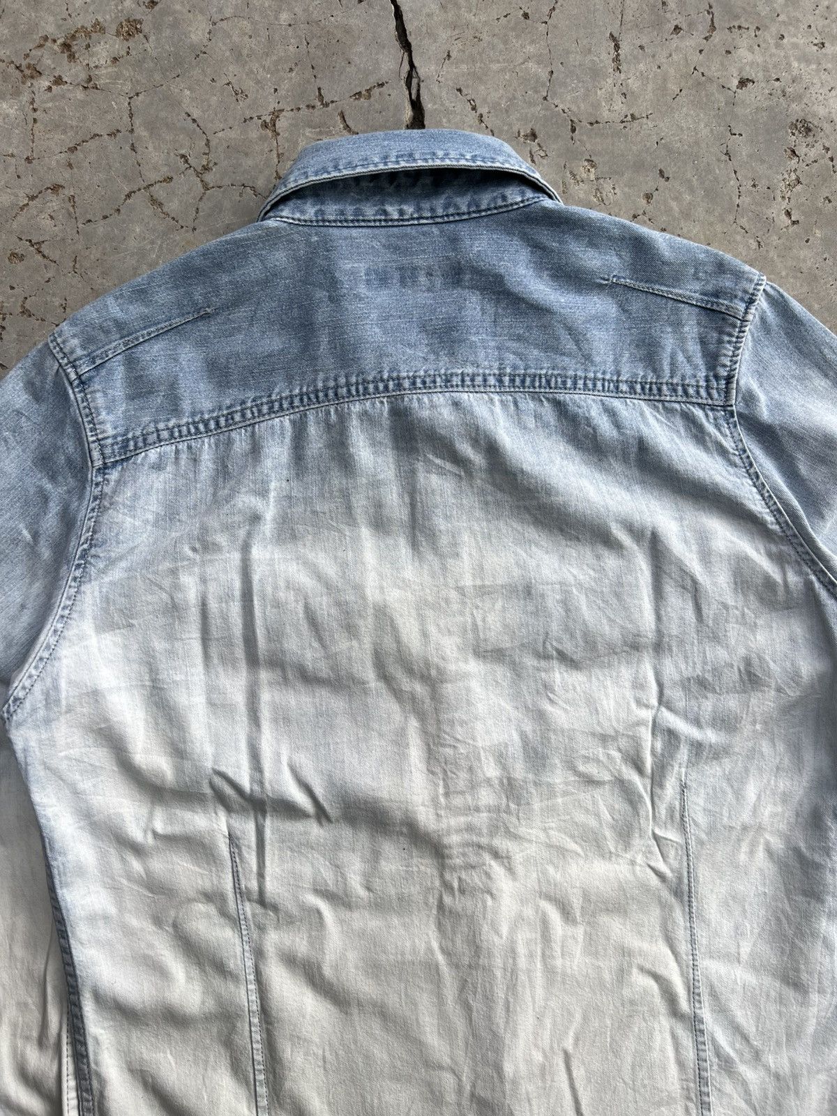 GOSTAR DE FUGA 2000s GOSTER DE FUGA TWO TONE WESTERN DENIM JACKET Size US S / EU 44-46 / 1 - 7 Thumbnail