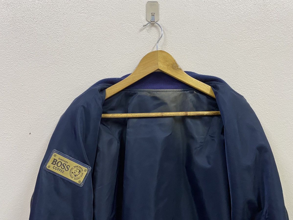 Vintage Vtg Suntory Coffe Boss 7 Bomber Jacket ( Revisible ) Size US L / EU 52-54 / 3 - 11 Thumbnail