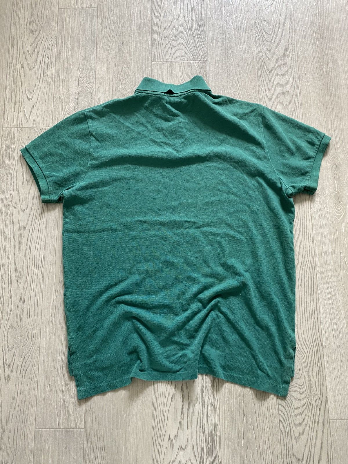 Polo Ralph Lauren × RRL Ralph Lauren × Vintage Vintage Polo Ralph Lauren Green Polo T-shirt Chief Keef M Size US M / EU 48-50 / 2 - 6 Thumbnail