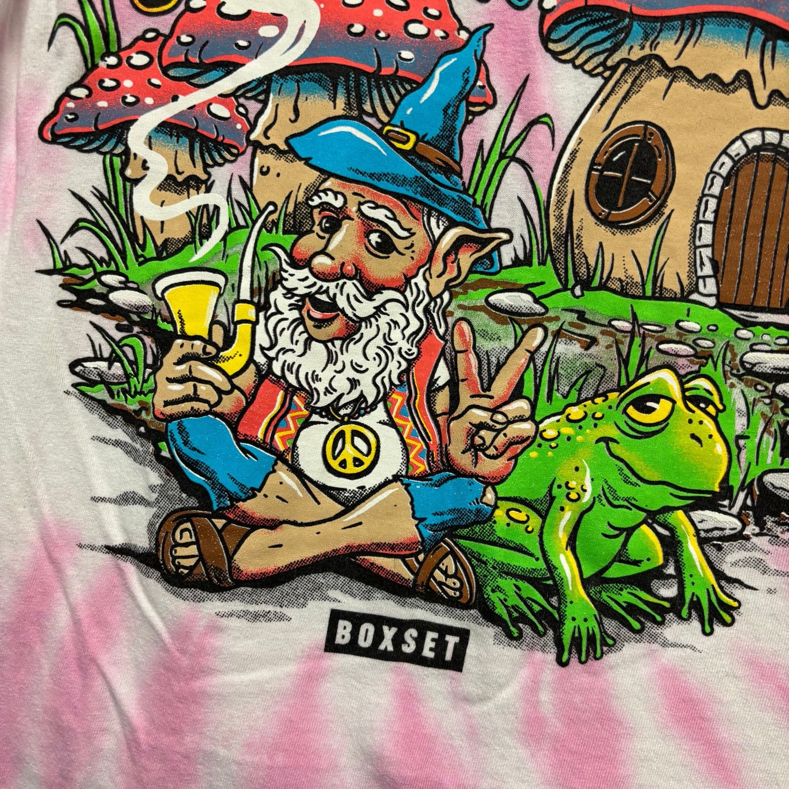 Other Boxset Tie Dye Gnome Frog Long Sleeve Shirt Medium Psychedel Size US M / EU 48-50 / 2 - 8 Thumbnail