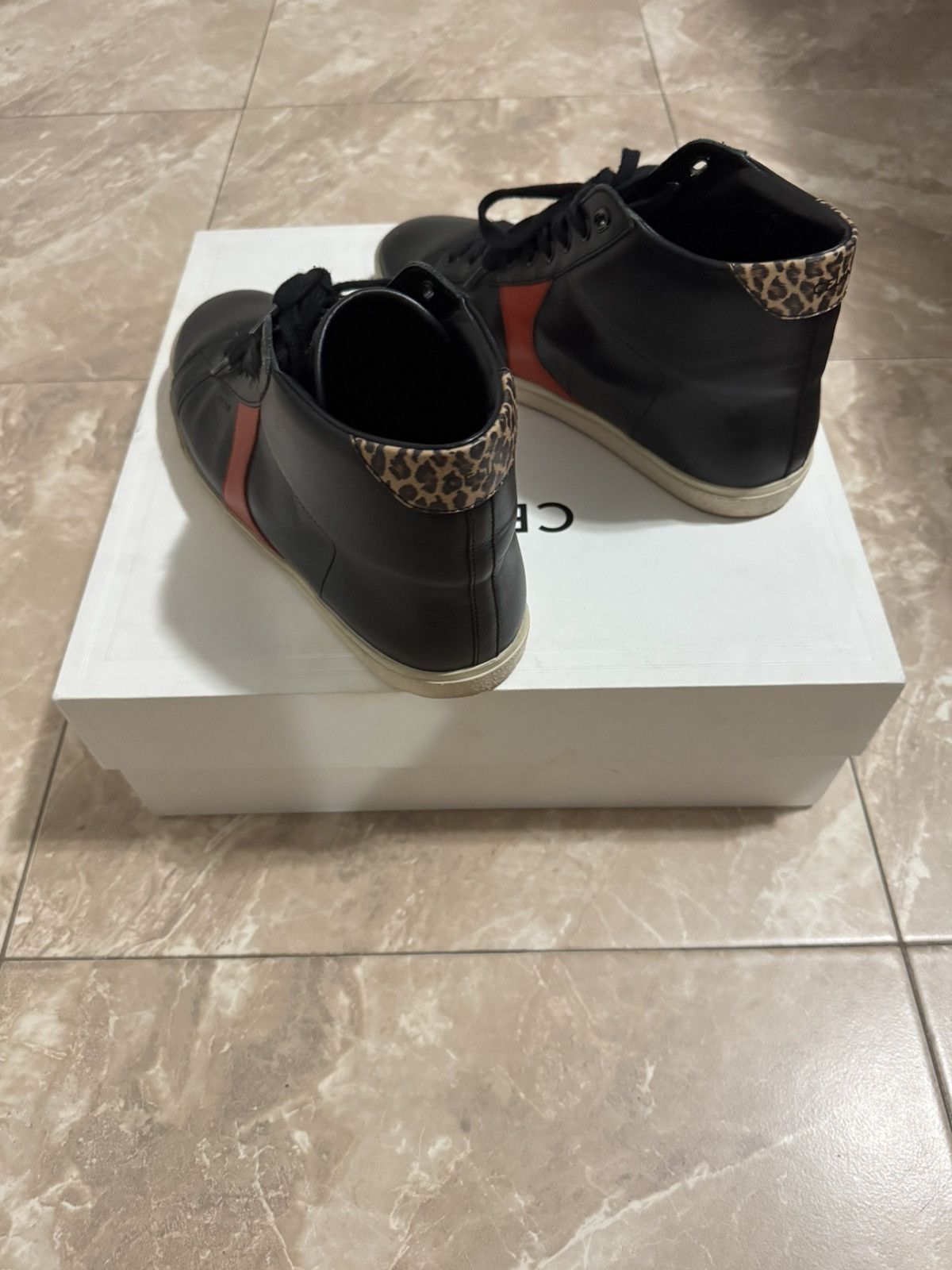 Celine Celine Triomphe Leopard Sneakers Size US 9 / EU 42 - 3 Thumbnail