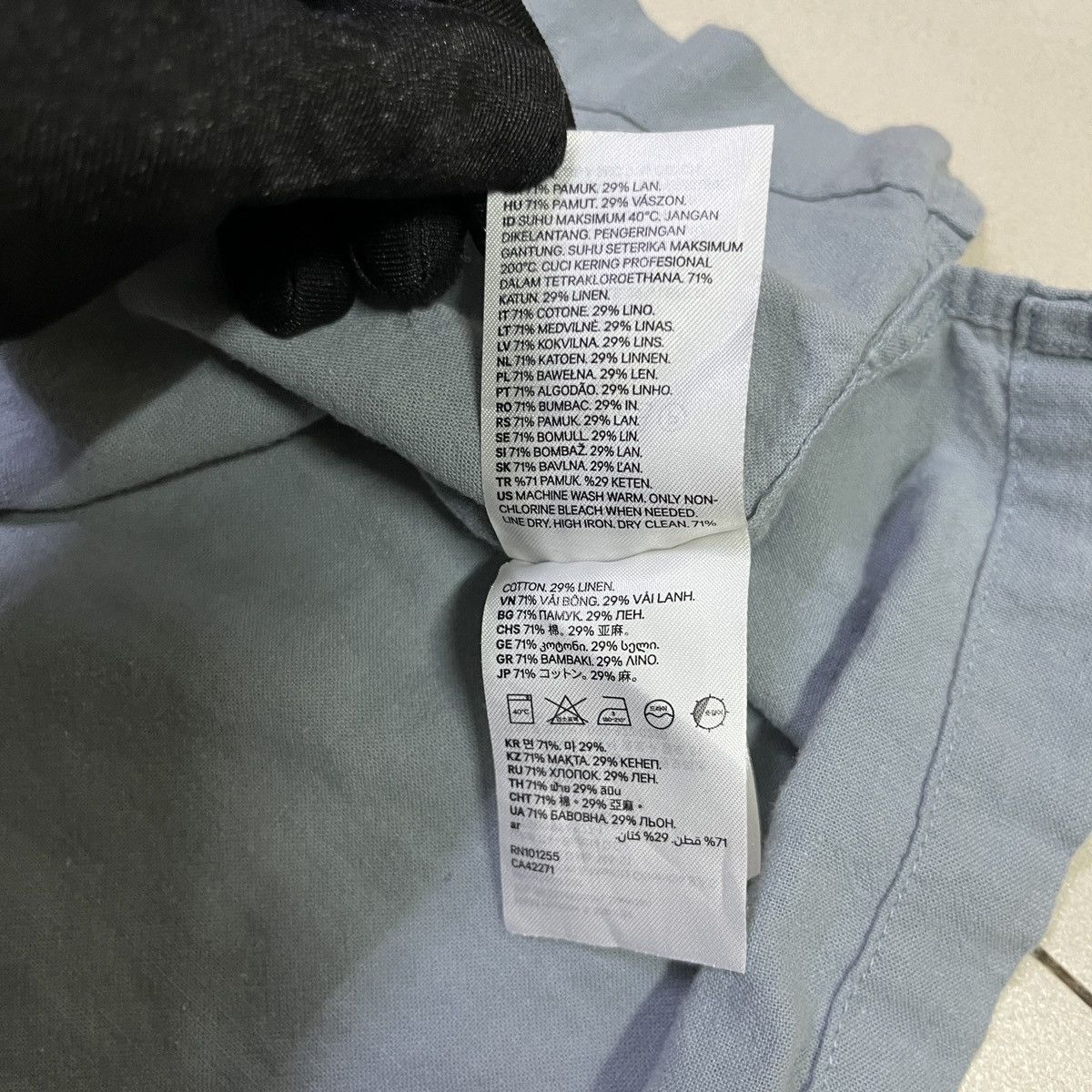 H&M H&M Linen Button Up Shirt Size US S / EU 44-46 / 1 - 4 Thumbnail