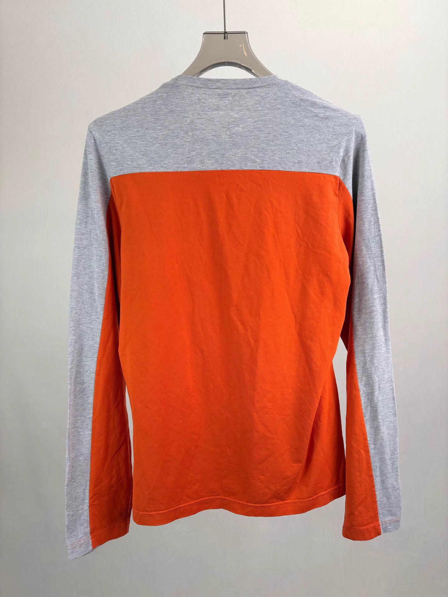 Prada PRADA Color-block Long Sleeve T-shirt K1 Size US XL / EU 56 / 4 - 2 Thumbnail