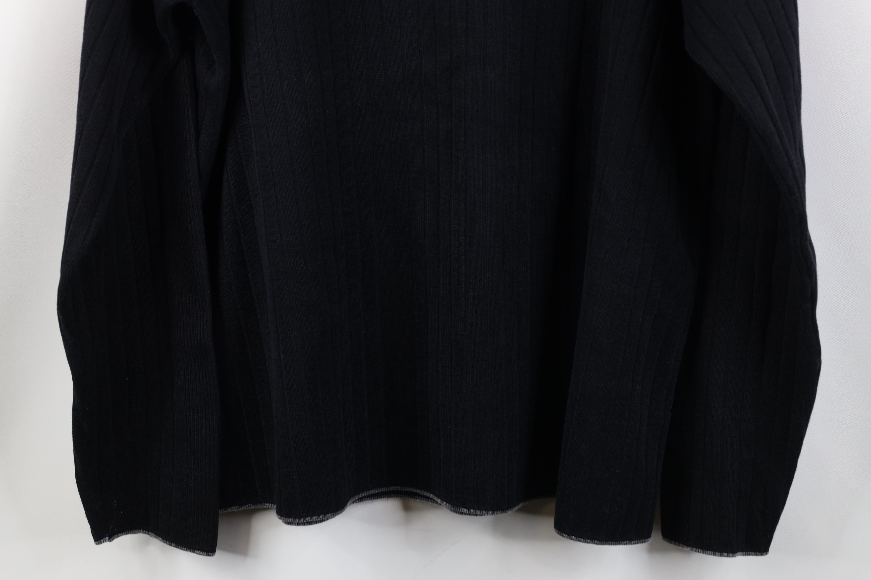 Quiksilver Vintage 90s Y2K Quiksilver Surfing Knit V-Neck Sweater Black Size US L / EU 52-54 / 3 - 14 Thumbnail