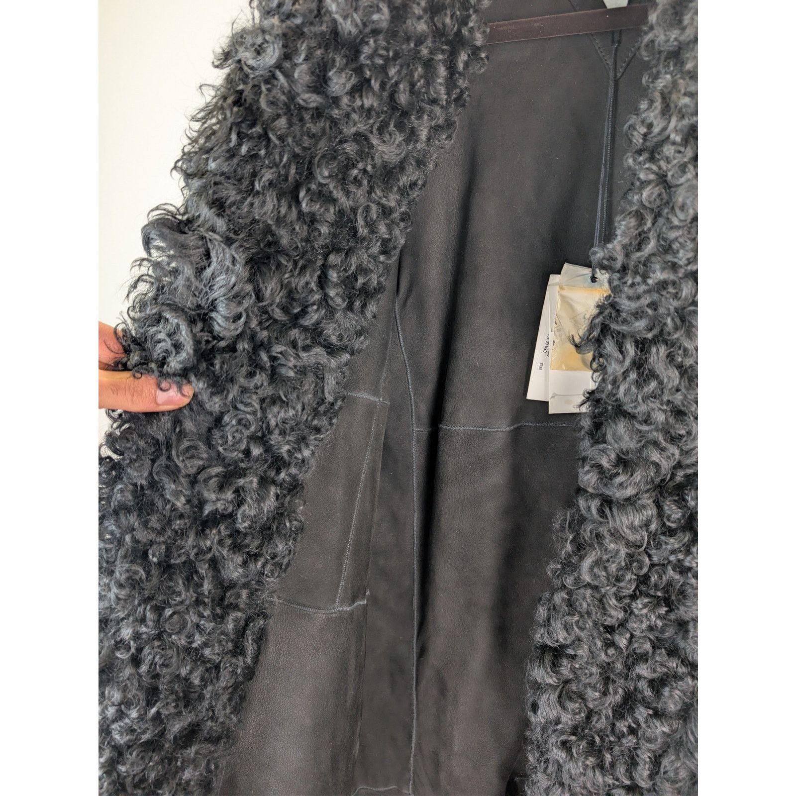 Bottega Veneta o1rshd1 Curly Shearling Coat in Black Size US M / EU 48-50 / 2 - 8 Thumbnail