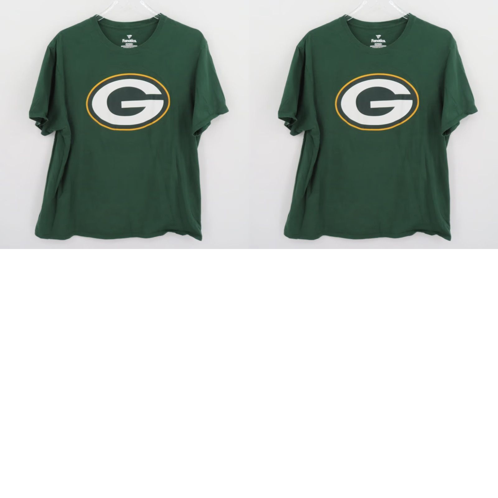 Vintage Fanatics Men XL Green Bay Packers Logo Crew Neck Short Sleeve Shirt Size US XL / EU 56 / 4 - 8 Thumbnail