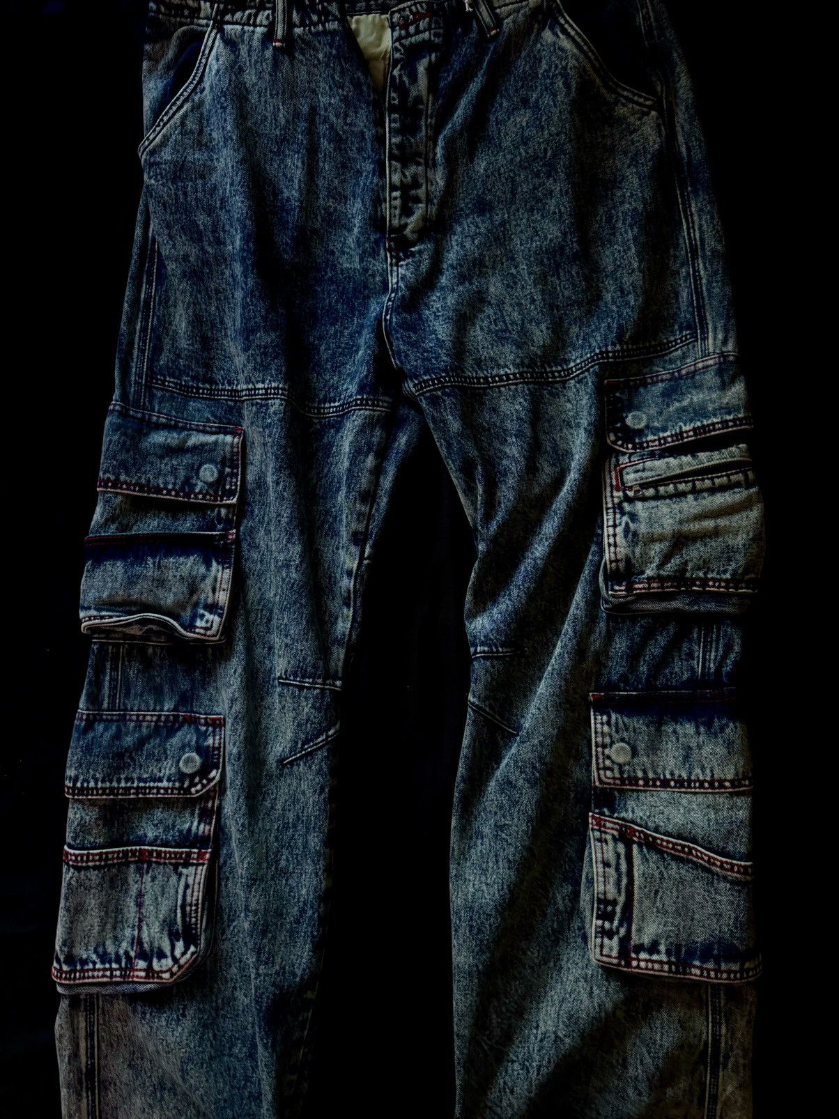 MNML Baggy Rave Cargo Pants Size US 38 / EU 54 - 2 Thumbnail